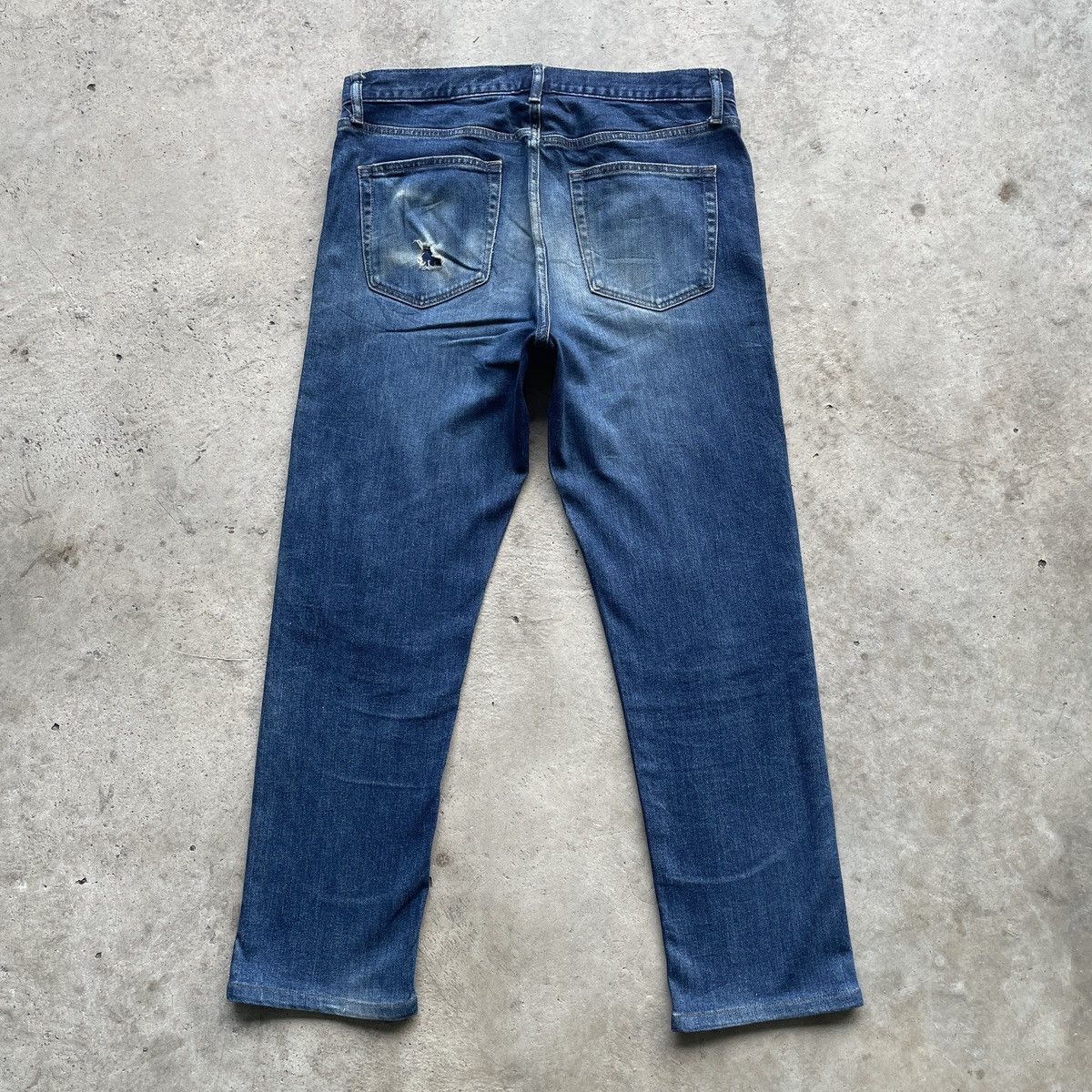 Japanese Brand Vintage Distressed Japanese Mud Washed Faded Jeans Pants Size US 33 - 11 Thumbnail
