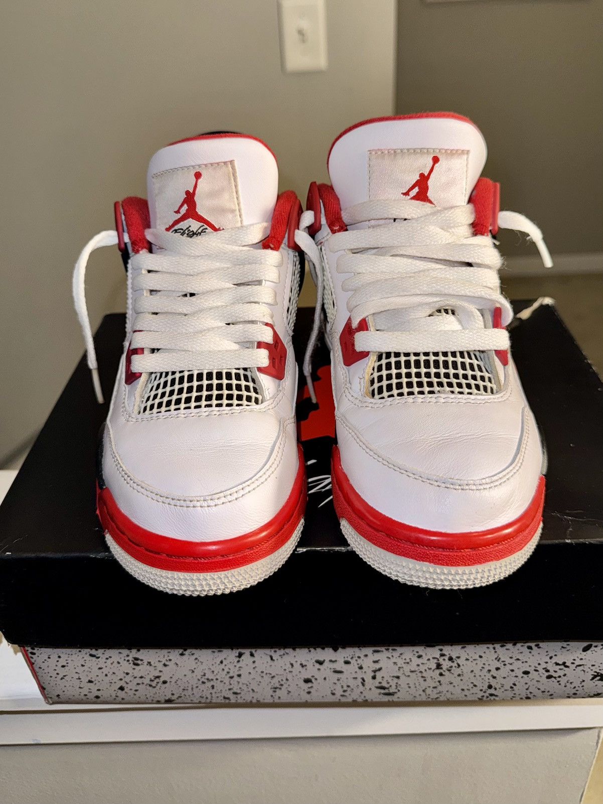 Jordan Brand Jordan 4 Retro - Fire Red (2020) Size US 6 / IT 36 - 1 Thumbnail