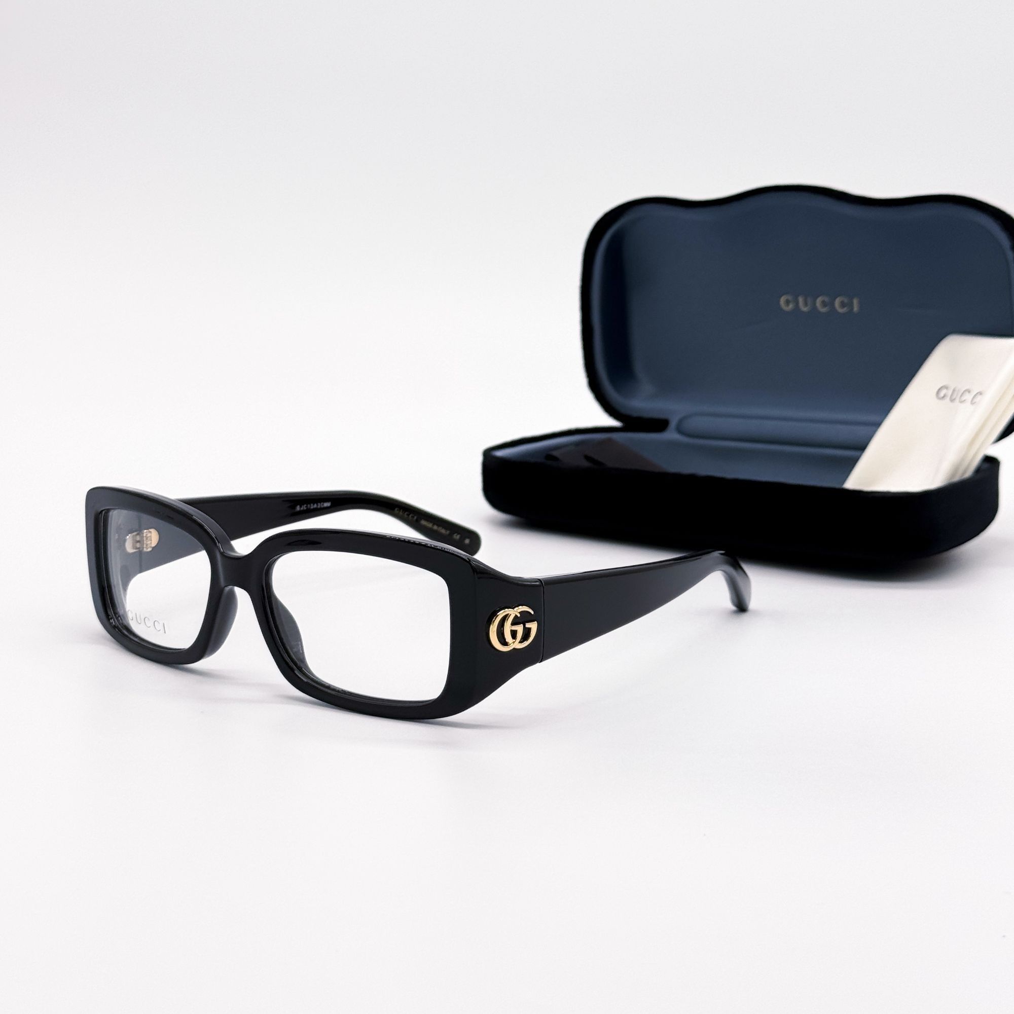 Gucci NEW GUCCI EYEGLASSES GG1406O 001 BLACK WOMEN GUCCI EYEWEAR Size ONE SIZE - 1 Thumbnail