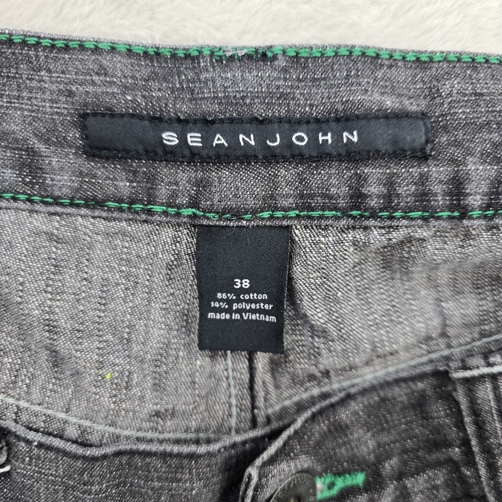 Sean John Vintage Sean John Shorts Mens 38 Baggy Jean Jorts Y2K Skater Size US 38 / EU 54 - 3 Thumbnail