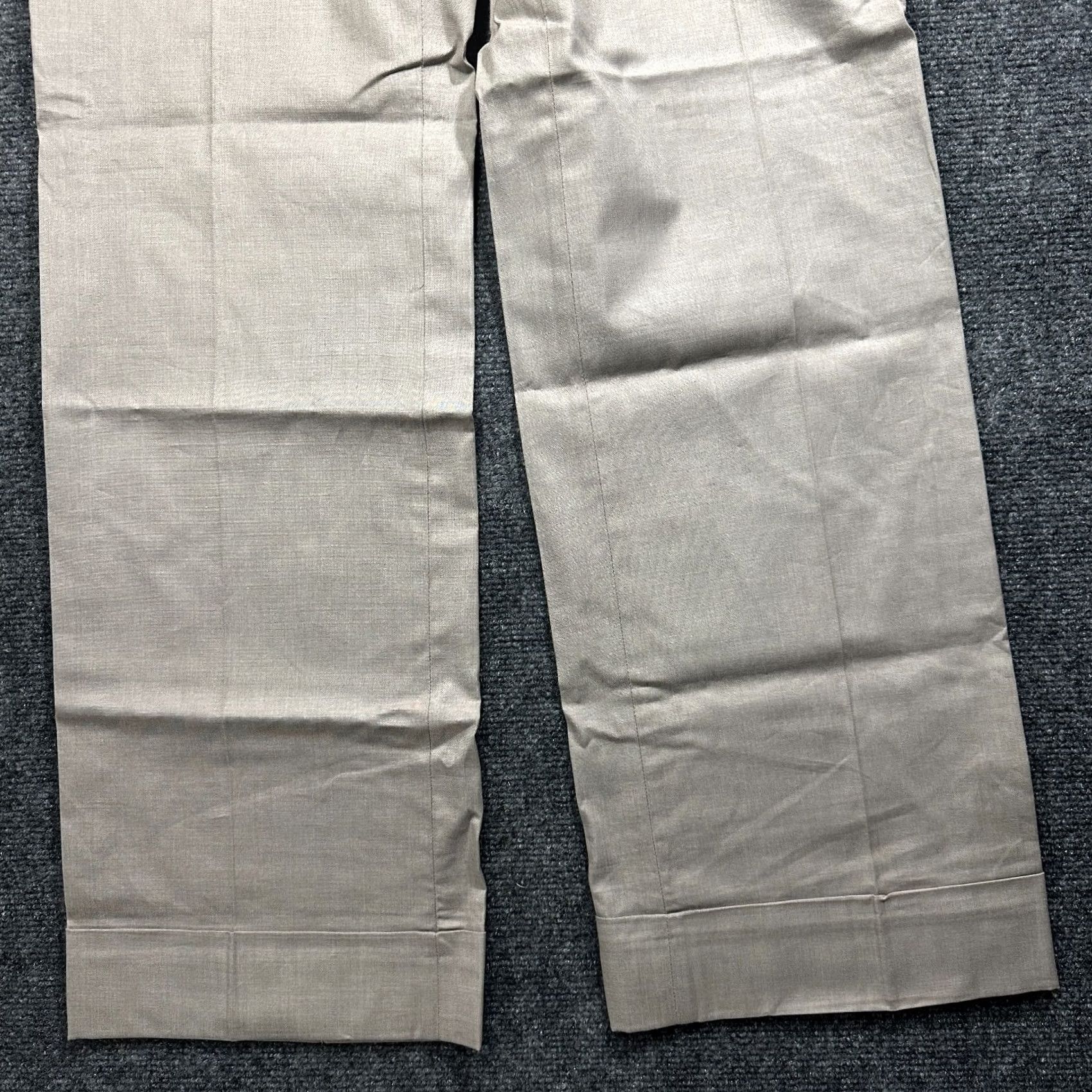 Banana Republic Banana Republic Pants Womens 8 Jackson Fit Wide-Leg Cuffed Brown Cotton Blend Stretch Dress Pants Shirt: Pants? Size 30" / US 8 / IT 44 - 2 Thumbnail