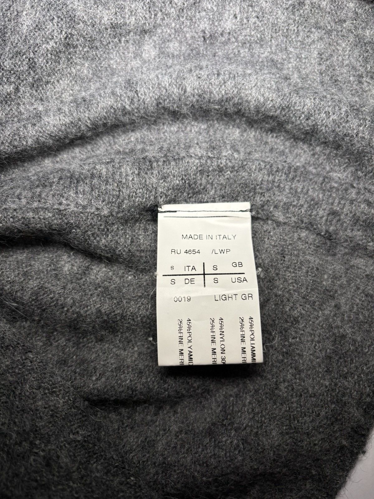 Rick Owens F/W 2009 crust Baby royal alpaca and merino sweater Size US S / EU 44-46 / 1 - 6 Thumbnail