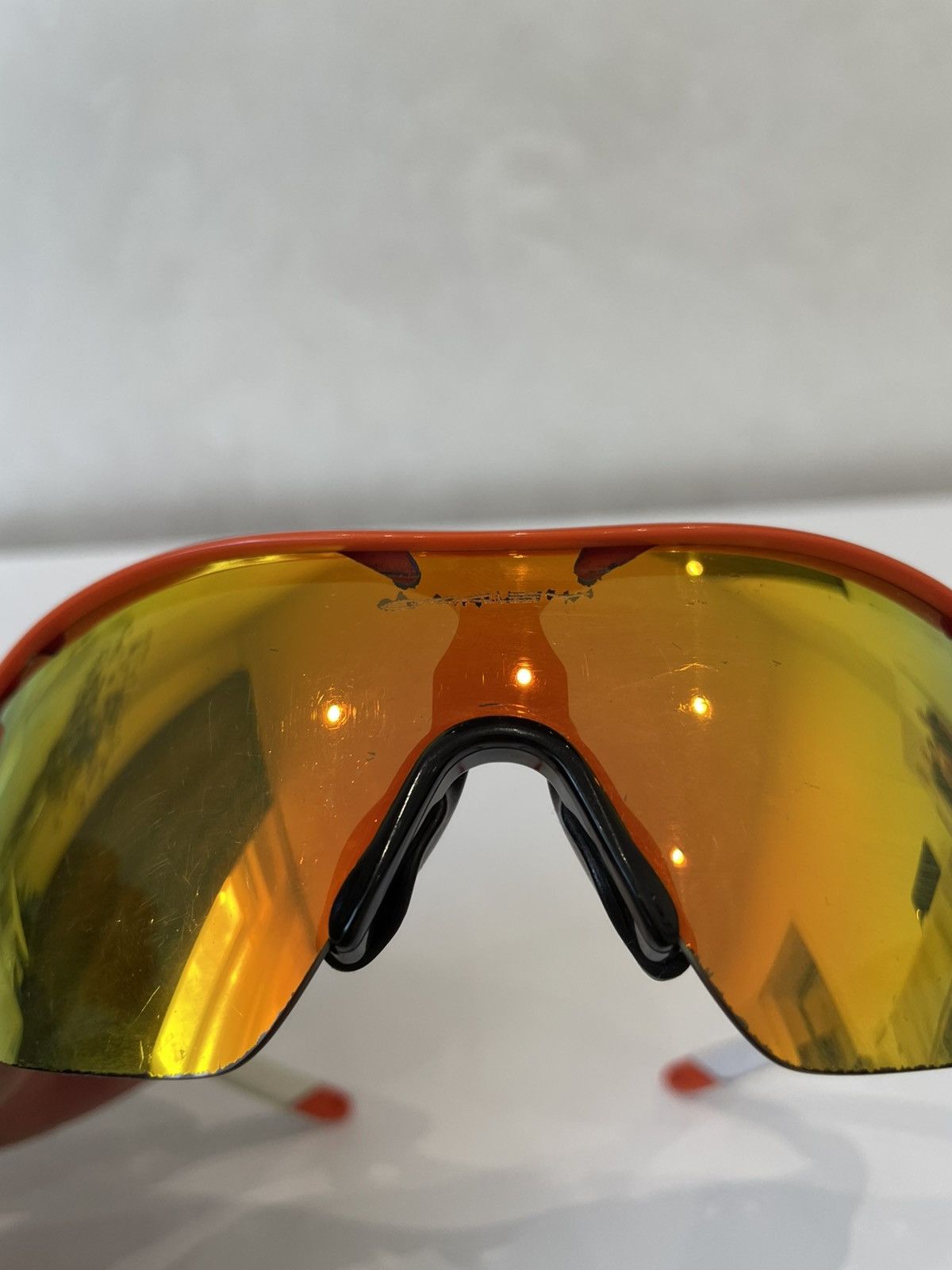 Oakley SUNGLASSES OAKLEY RADARLOCK 9181 08 FIRE IRIDIUM POLARIZED Size ONE SIZE - 7 Thumbnail