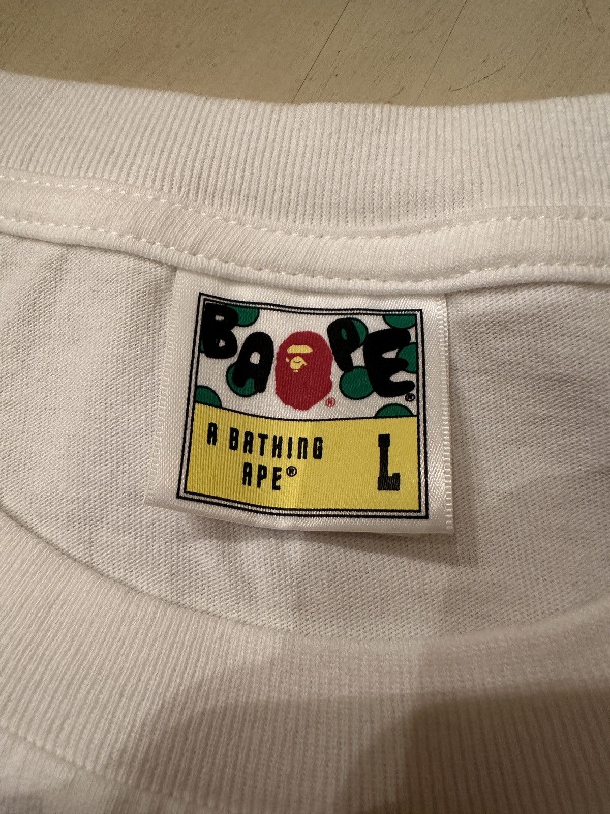 Bape BAPE 1st Camo Crazy Sta College Tee Size US L / EU 52-54 / 3 - 3 Thumbnail