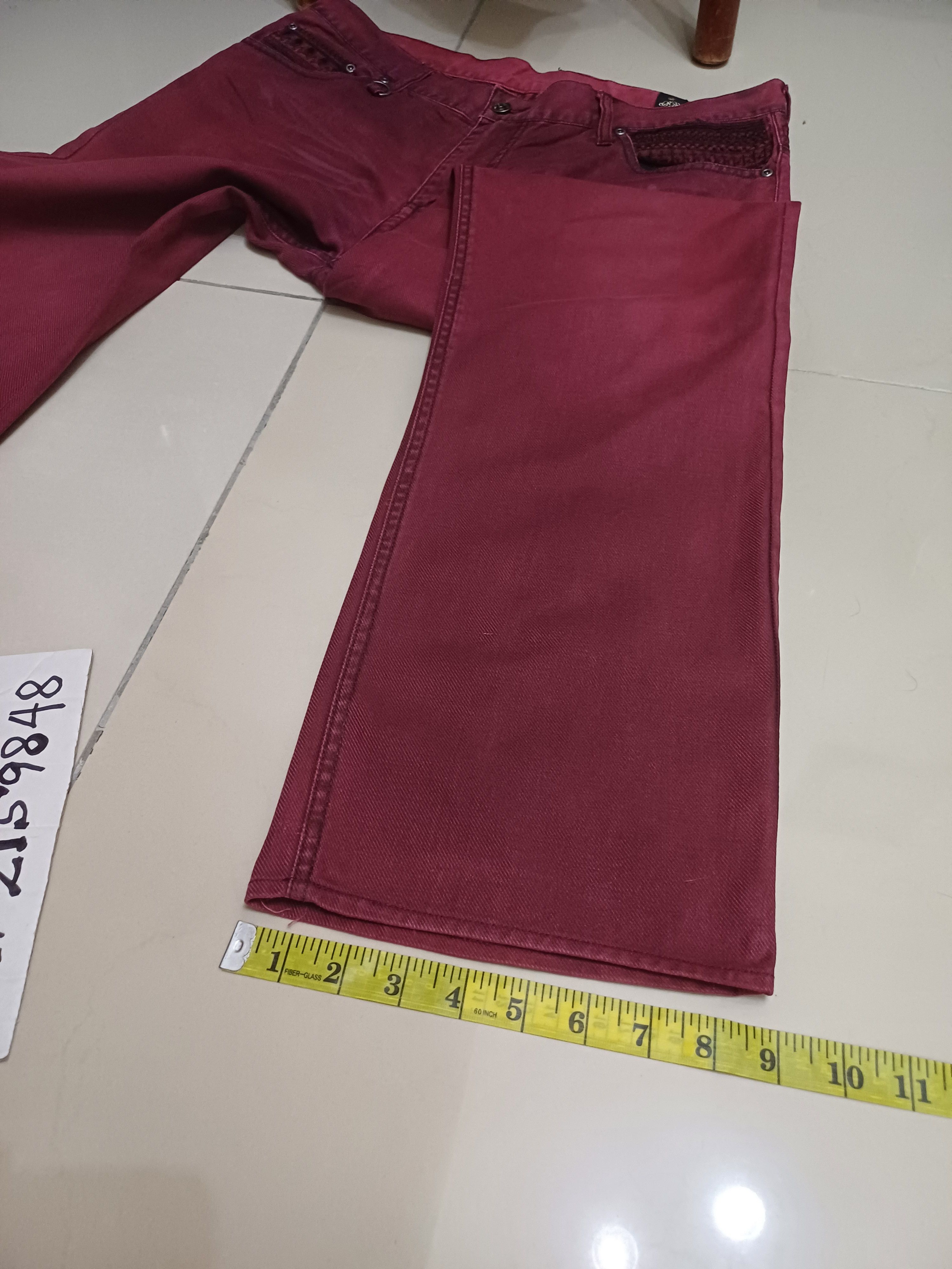 semanticdesign Superb red colour & skull embroidery design jeans 🔥🔥🔥 Size US 36 / EU 52 - 18 Thumbnail