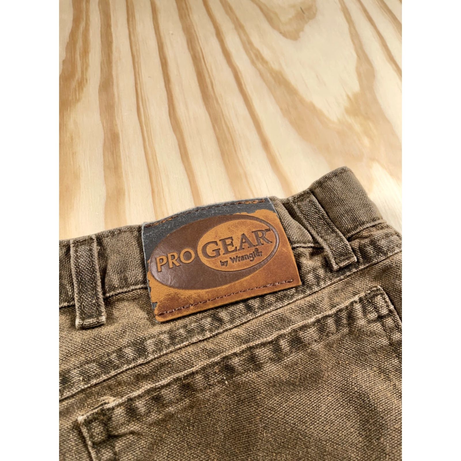 Wrangler VINTAGE Wrangler Pro Gear Jeans Men 44 x 30 Brown Denim 90s Nature Jeans Size US 44 / EU 60 - 4 Thumbnail