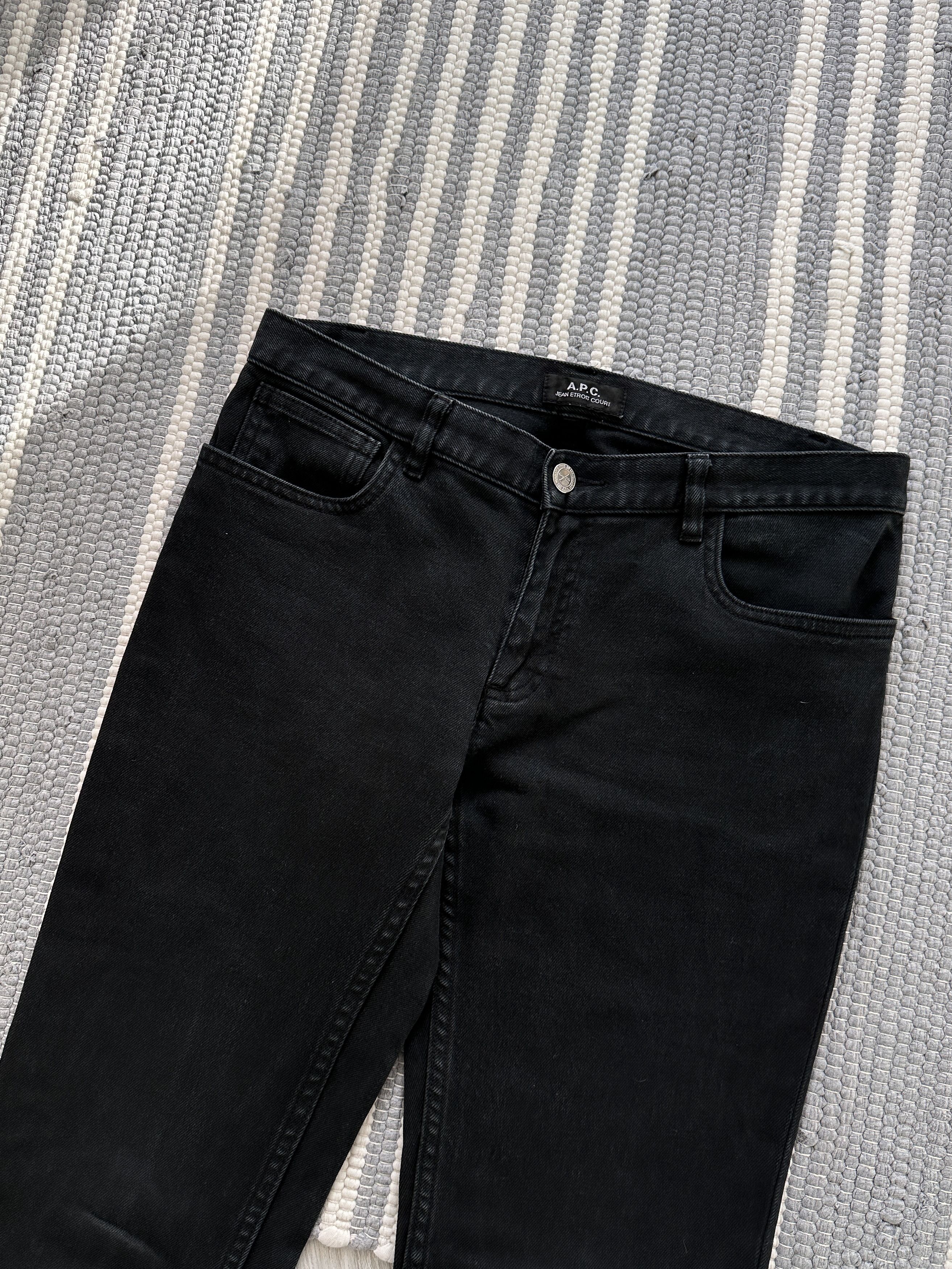 A.P.C. A.P.C. Black Denim Jeans Skinny Pants Size 30" / US 8 / IT 44 - 3 Thumbnail