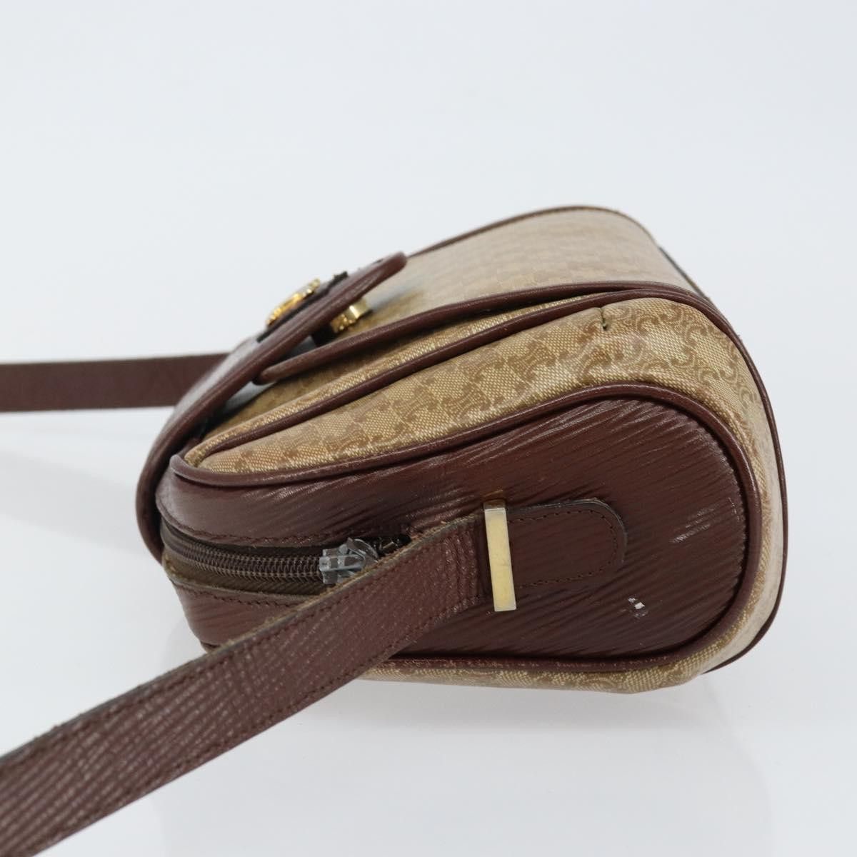 Celine CELINE Macadam Canvas Shoulder Bag Pvc Beige Gold Size ONE SIZE - 5 Thumbnail