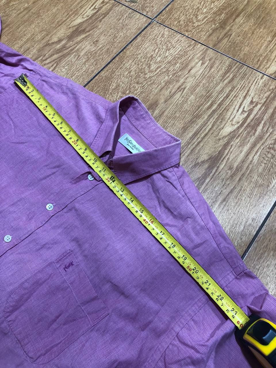 Yves Saint Laurent Luxury Yves Saint Laurent Y2K Logo Shirt Size XL Size US XL / EU 56 / 4 - 7 Thumbnail