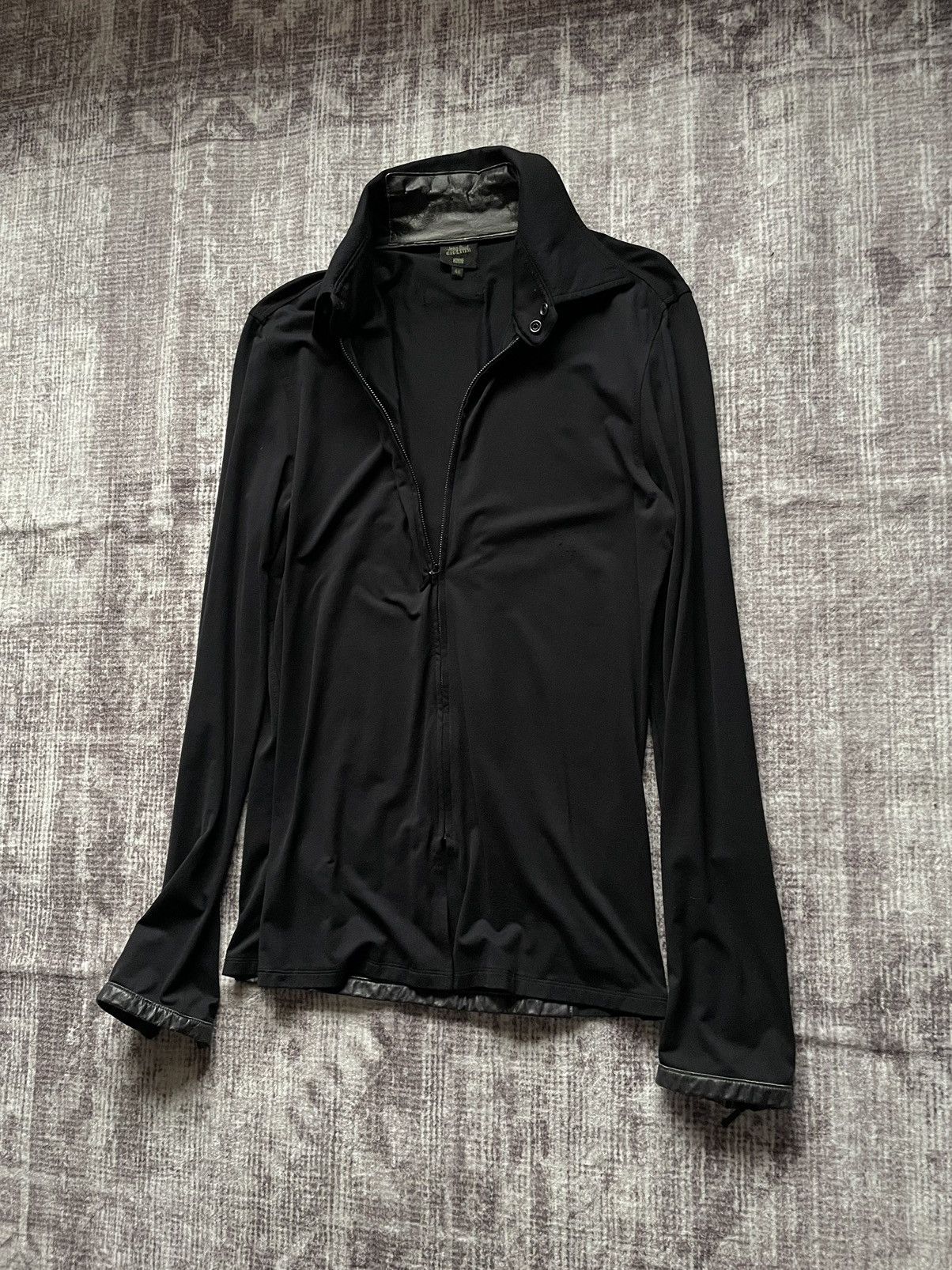 Jean Paul Gaultier Jean Paul Gaultier Homme Leather Zip Long Sleeve Shirt Size US M / EU 48-50 / 2 - 9 Thumbnail