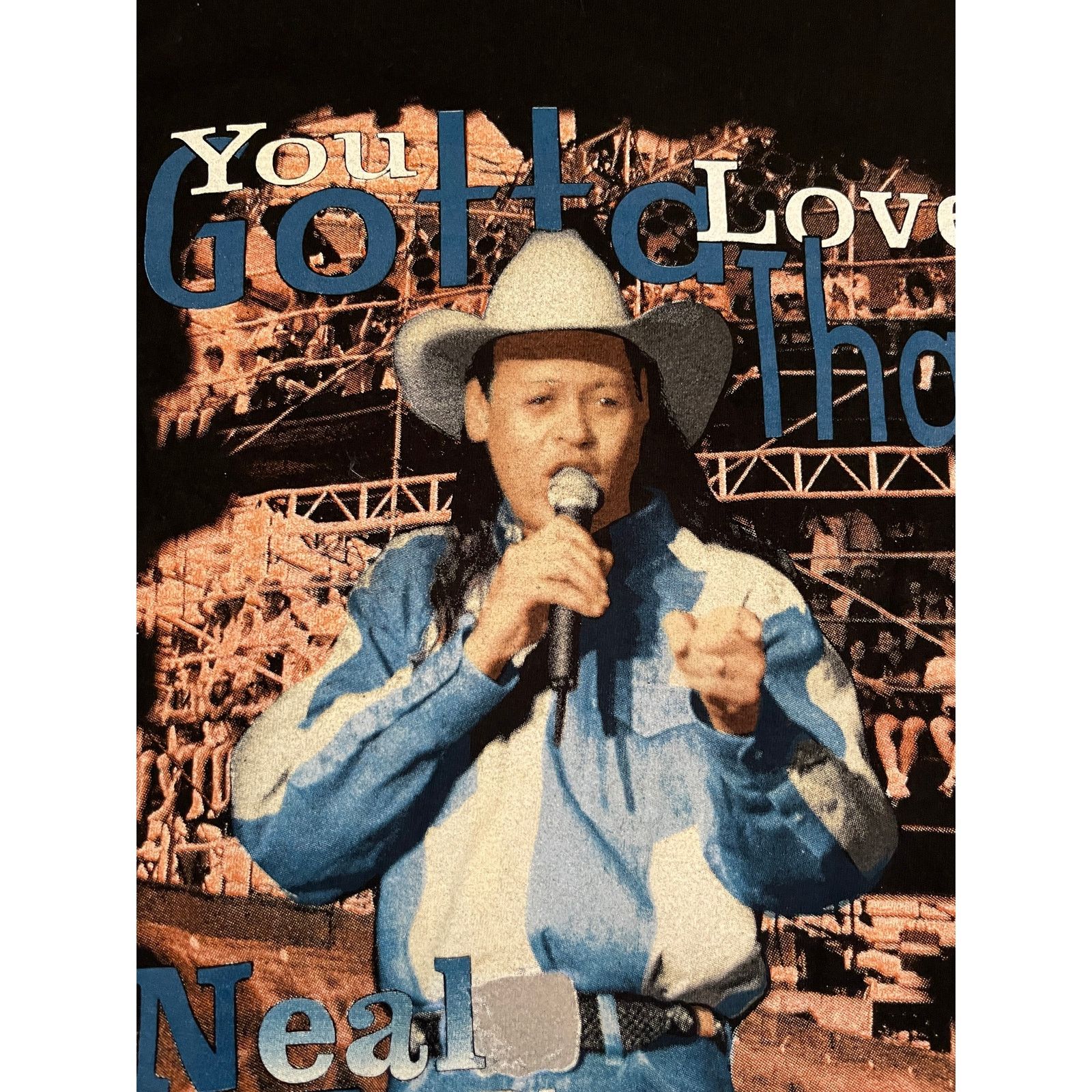 Vintage Vtg 1995 Neal McCoy Tour Shirt Single Stitch Made in USA L Size US L / EU 52-54 / 3 - 3 Thumbnail