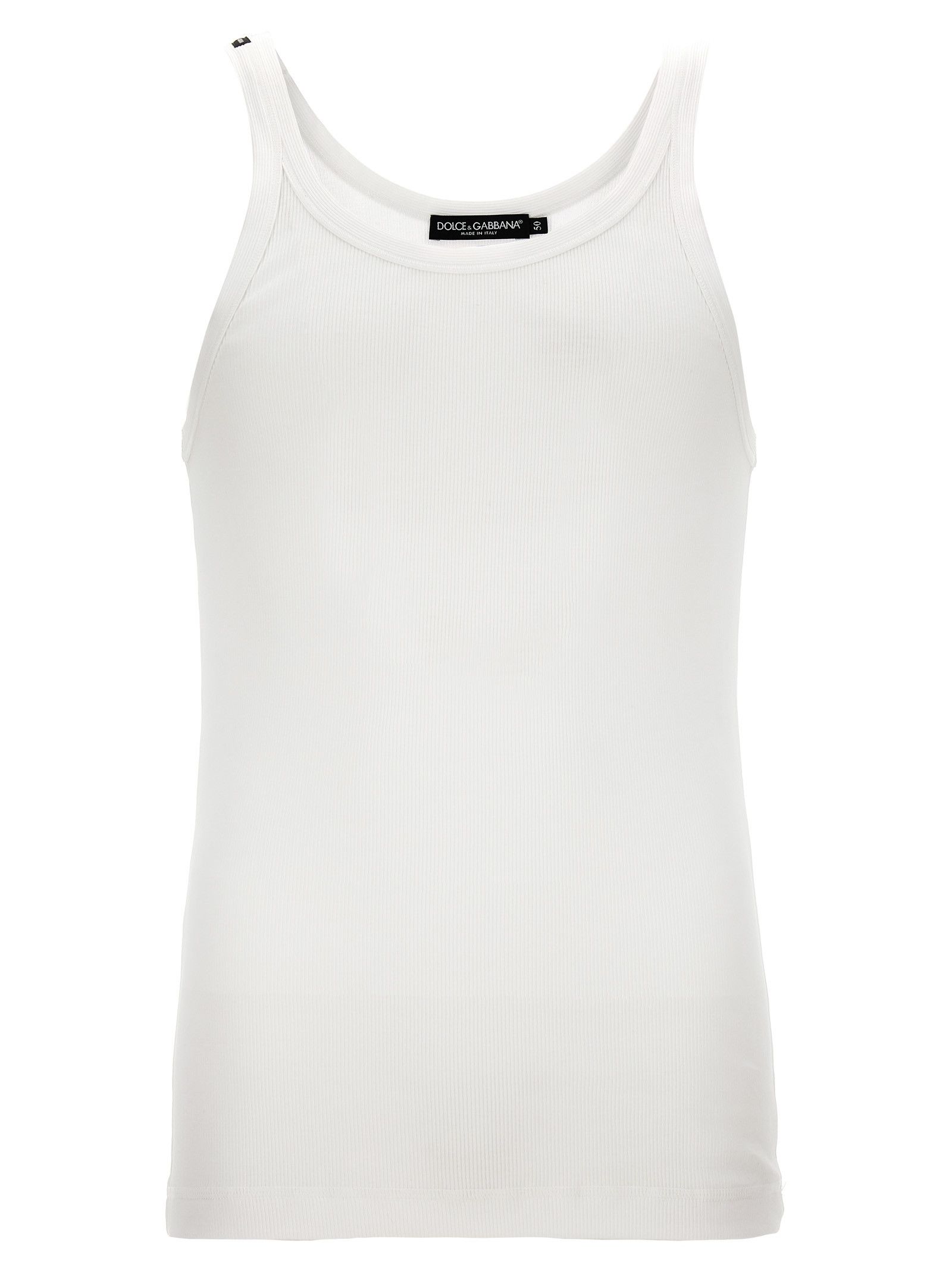 Dolce & Gabbana Ribbed Tank Top Size US M / EU 48-50 / 2 - 1 Thumbnail