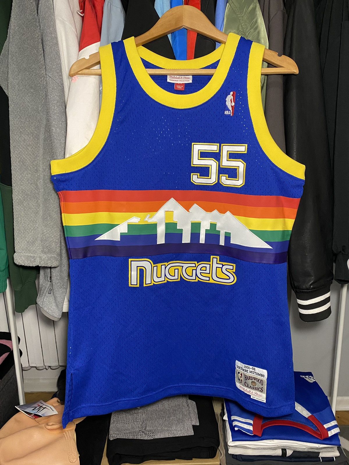 Mitchell Ness NBA Swingman Jersey Denver Nuggets Mutombo