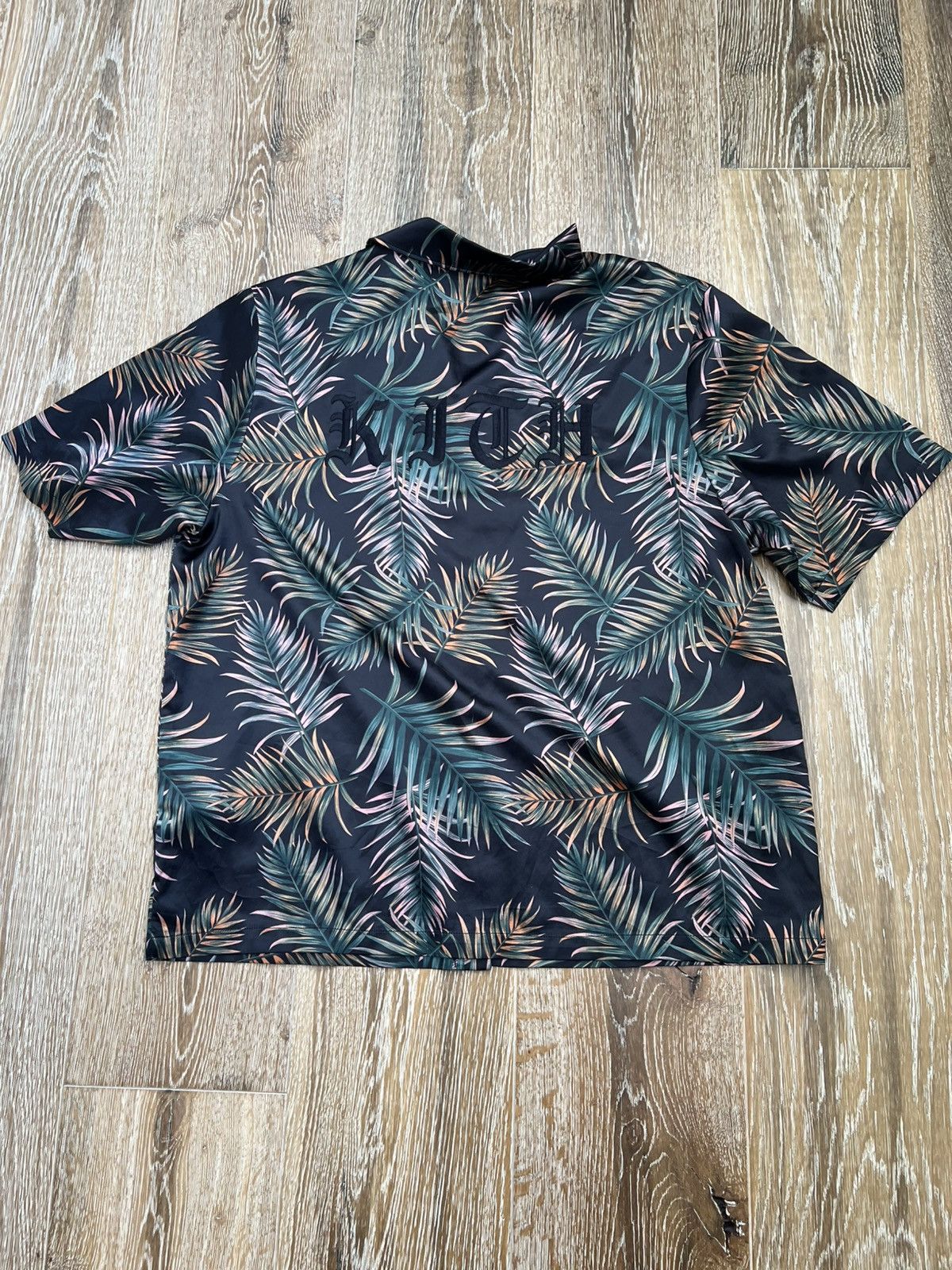 Kith KITH Carla Shirt Leaf Print black palm Size L / US 10 / IT 46 - 2 Thumbnail