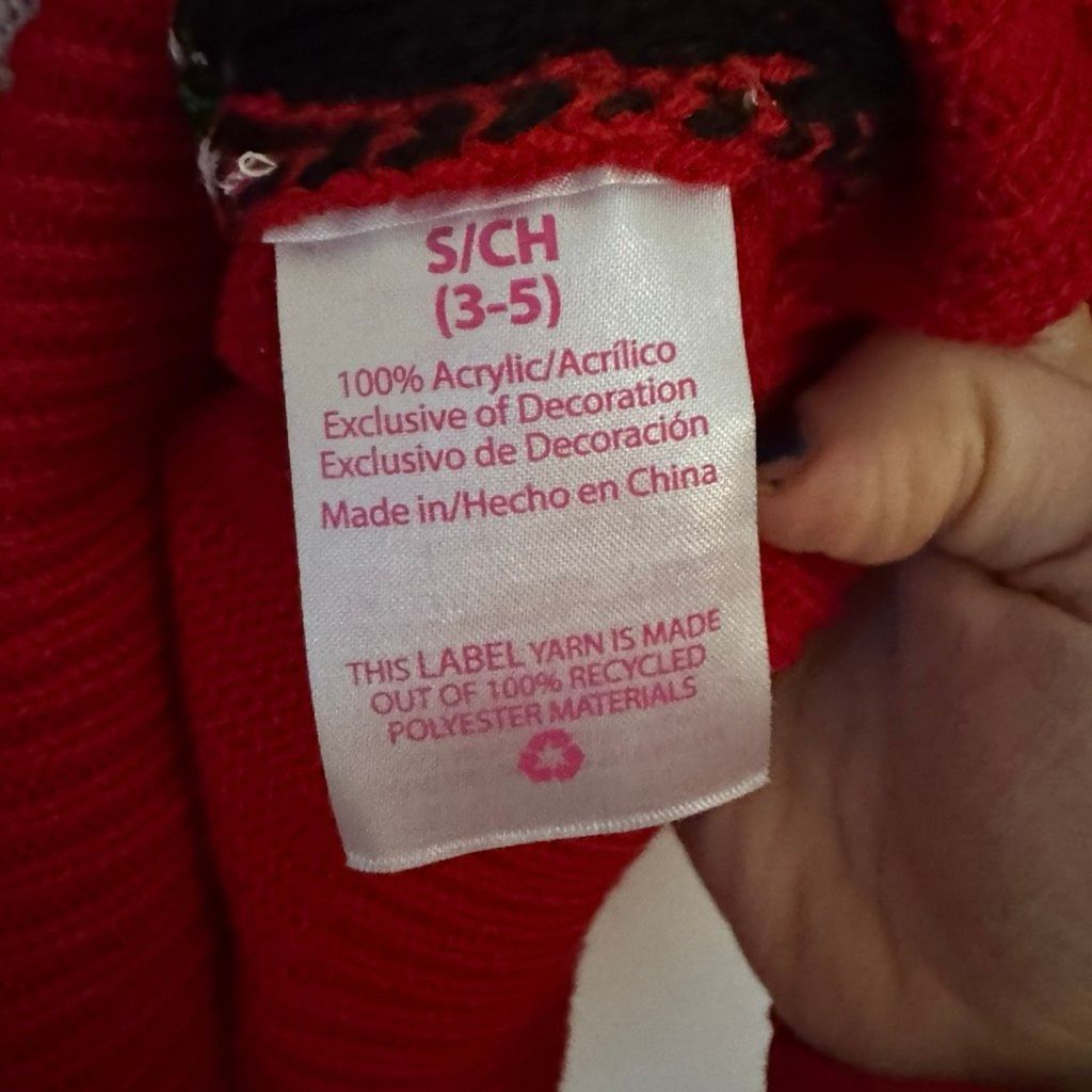 Other No Boundaries Cat Ugly Christmas Sweater Red “Drink & Be Meo Size S / US 4 / IT 40 - 4 Thumbnail