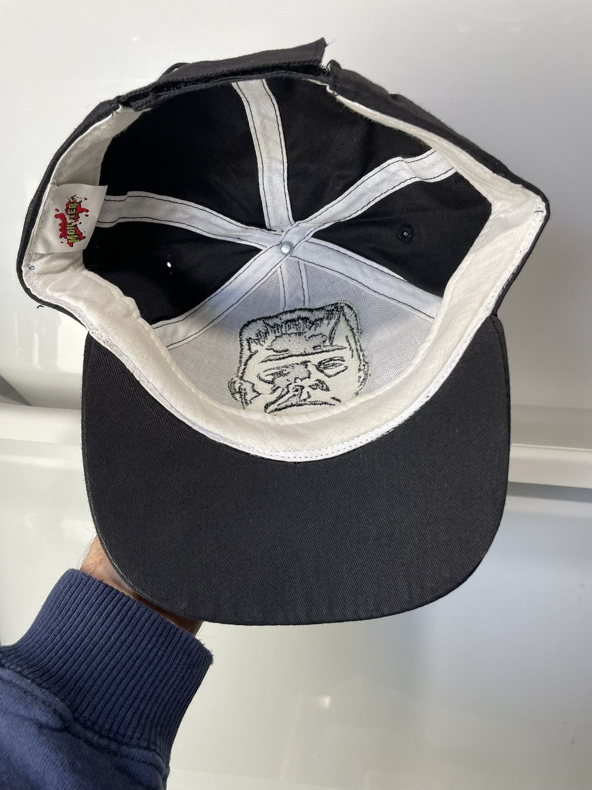 Universal Studios Vintage Frankenstein Hat Adjustable Black 90s Universal Size ONE SIZE - 7 Thumbnail
