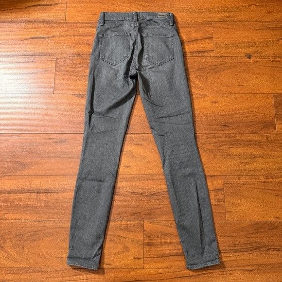 Paige PAIGE HOXTON ULTRA SKINNY GRAY JEANS SZ 25 Size 25" / US 0 / IT 36 - 6 Thumbnail