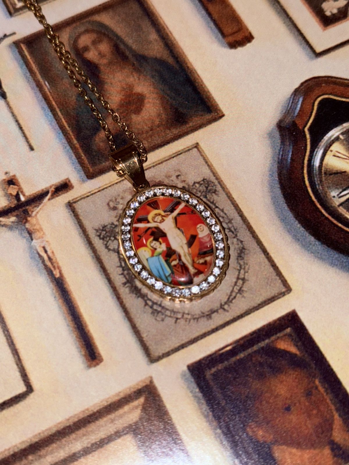 G59 Records G59 $uicideboy$ Crucifix Kalashnikov AK 47 pendant Size ONE SIZE - 4 Thumbnail