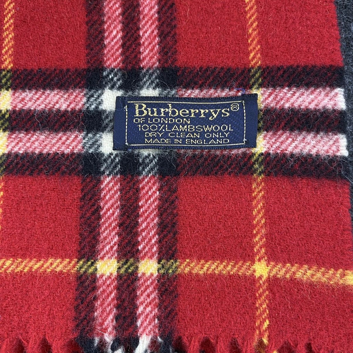 Burberry × Vintage Burberrys Scarf # D233 # Muffler # Neckwear Size ONE SIZE - 2 Thumbnail