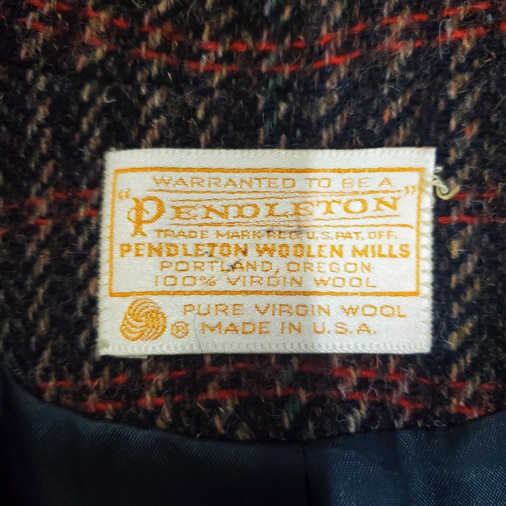 Pendleton Vintage Pendleton Blazer Womens 10 Blue Red Plaid Wool Jacket Made USA 80s 90s Size L / US 10 / IT 46 - 5 Thumbnail