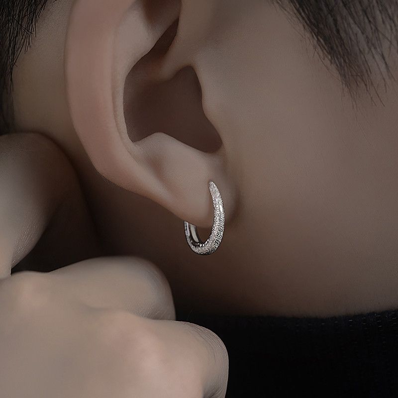 Jewelry × Sterling Silver One pairs Design Earrings Gothic Punk Chrome Jewelry Spike Size ONE SIZE - 3 Thumbnail