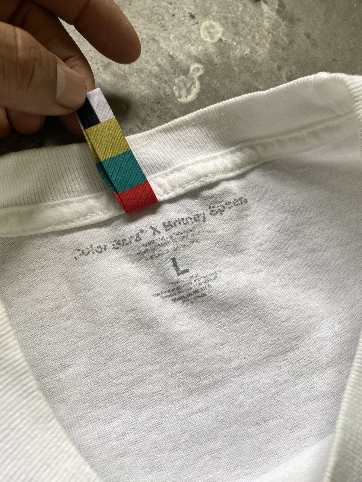 Rap Tees Young Britney Spears X Color Bars Photo Tee Size US L / EU 52-54 / 3 - 7 Thumbnail