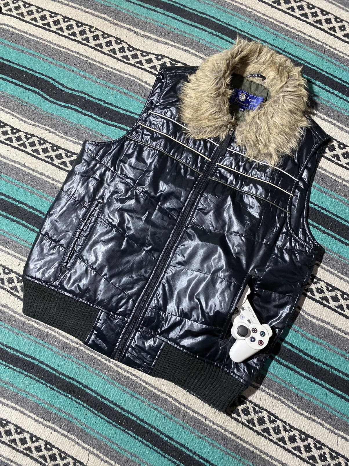 If Six Was Nine Beamont Carr Puffer Fur Faux Vest Size US M / EU 48-50 / 2 - 5 Thumbnail