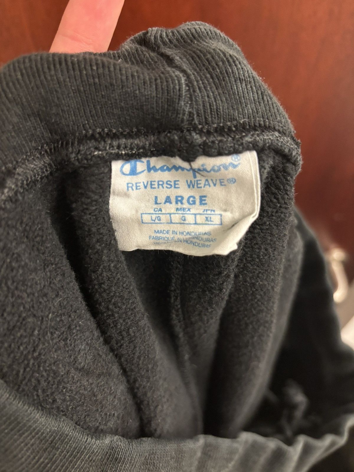 Champion Black reverse weave sweatpants Size US 32 / EU 48 - 3 Thumbnail