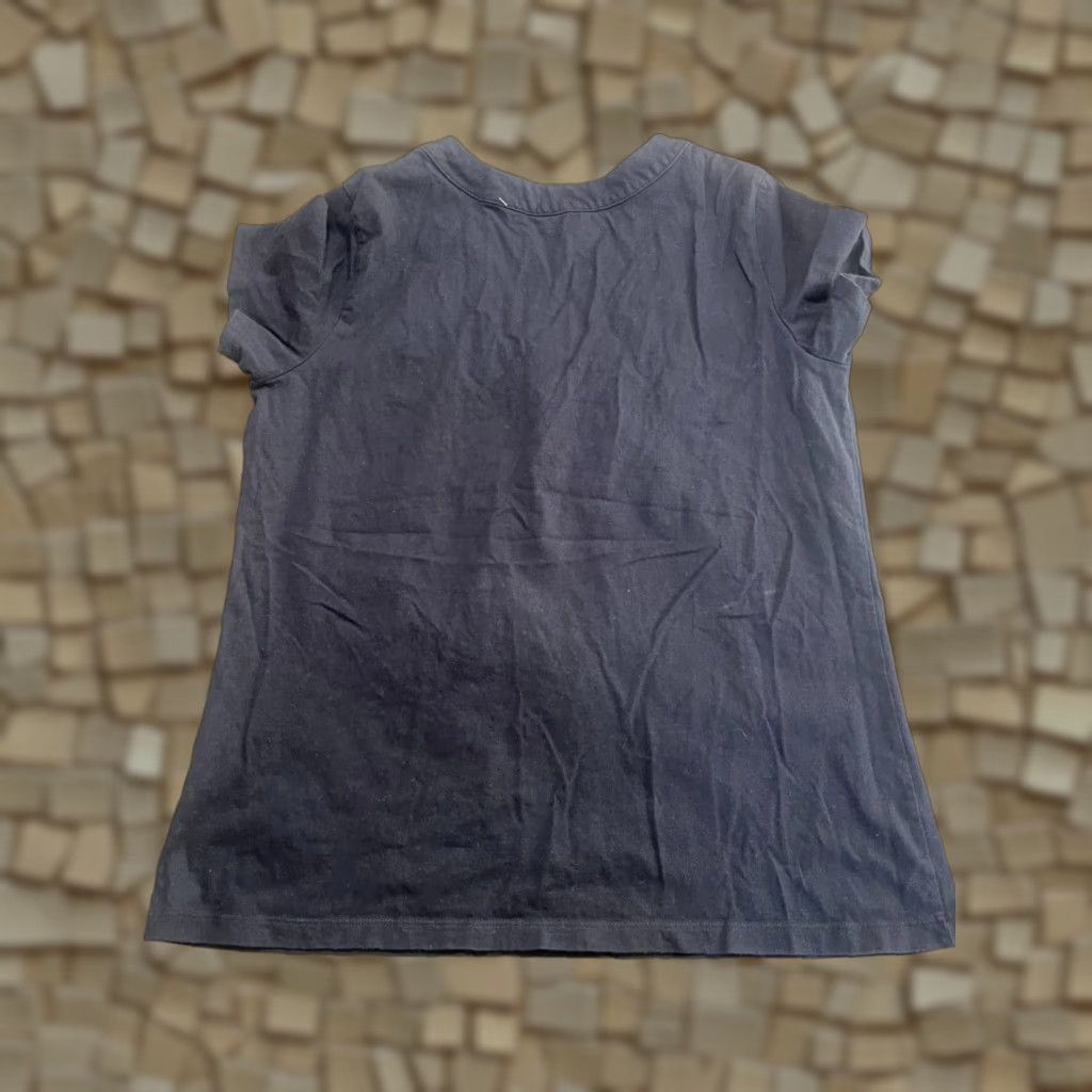 Vintage Christopher & Banks Shirt Women's Size Large Black Short Sleeve Size L / US 10 / IT 46 - 1 Thumbnail
