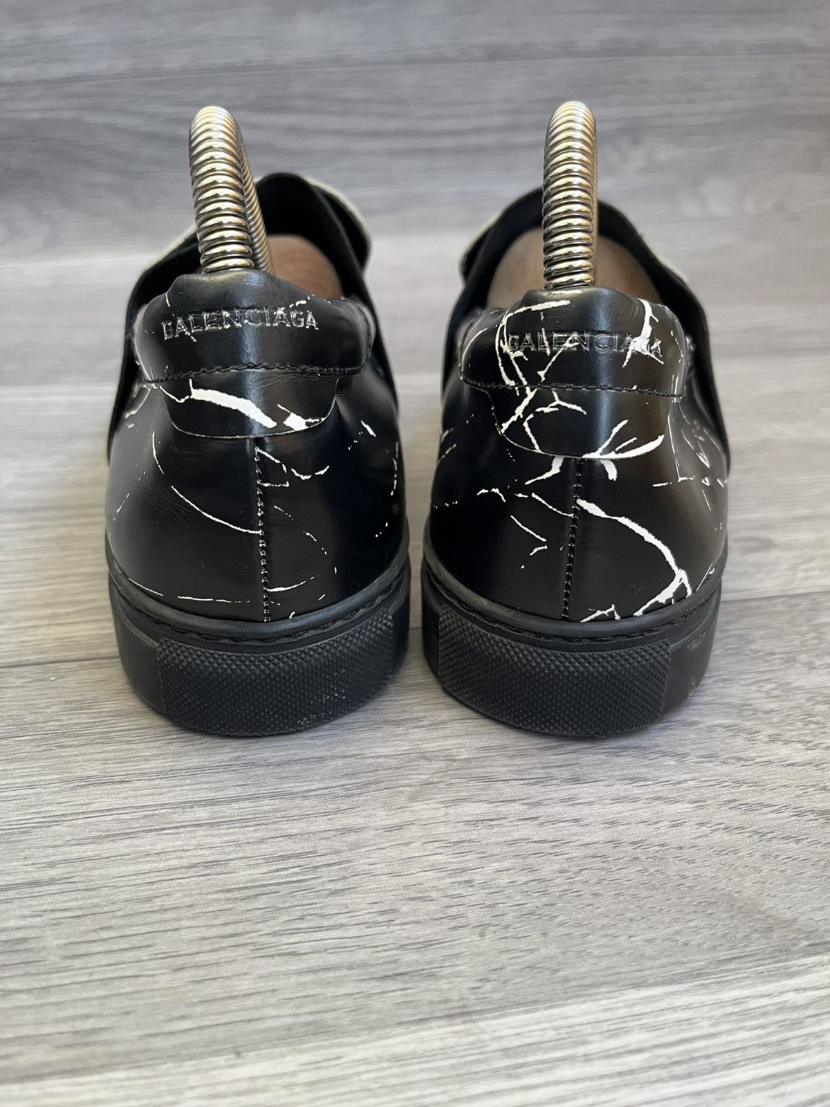 Balenciaga Balenciaga arena marble print slip on sneakers sz 37 Size US 7 / IT 37 - 6 Thumbnail