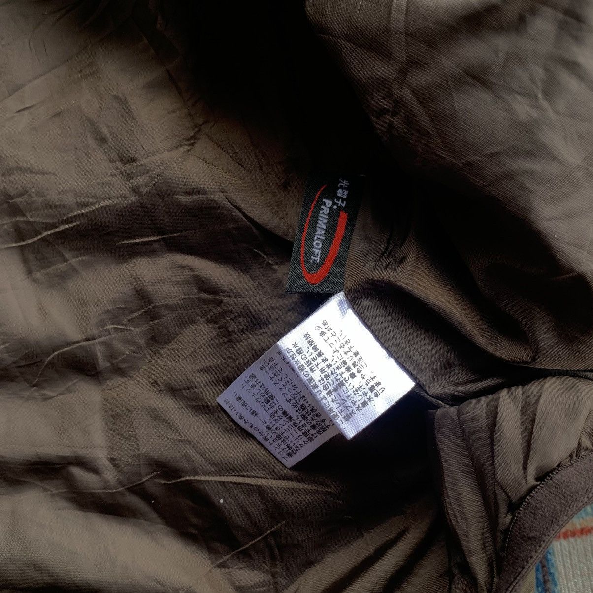 Helly Hansen Vintage Patterned Hooded Puffer Jacket Cream Geometric Print Size US M / EU 48-50 / 2 - 7 Thumbnail