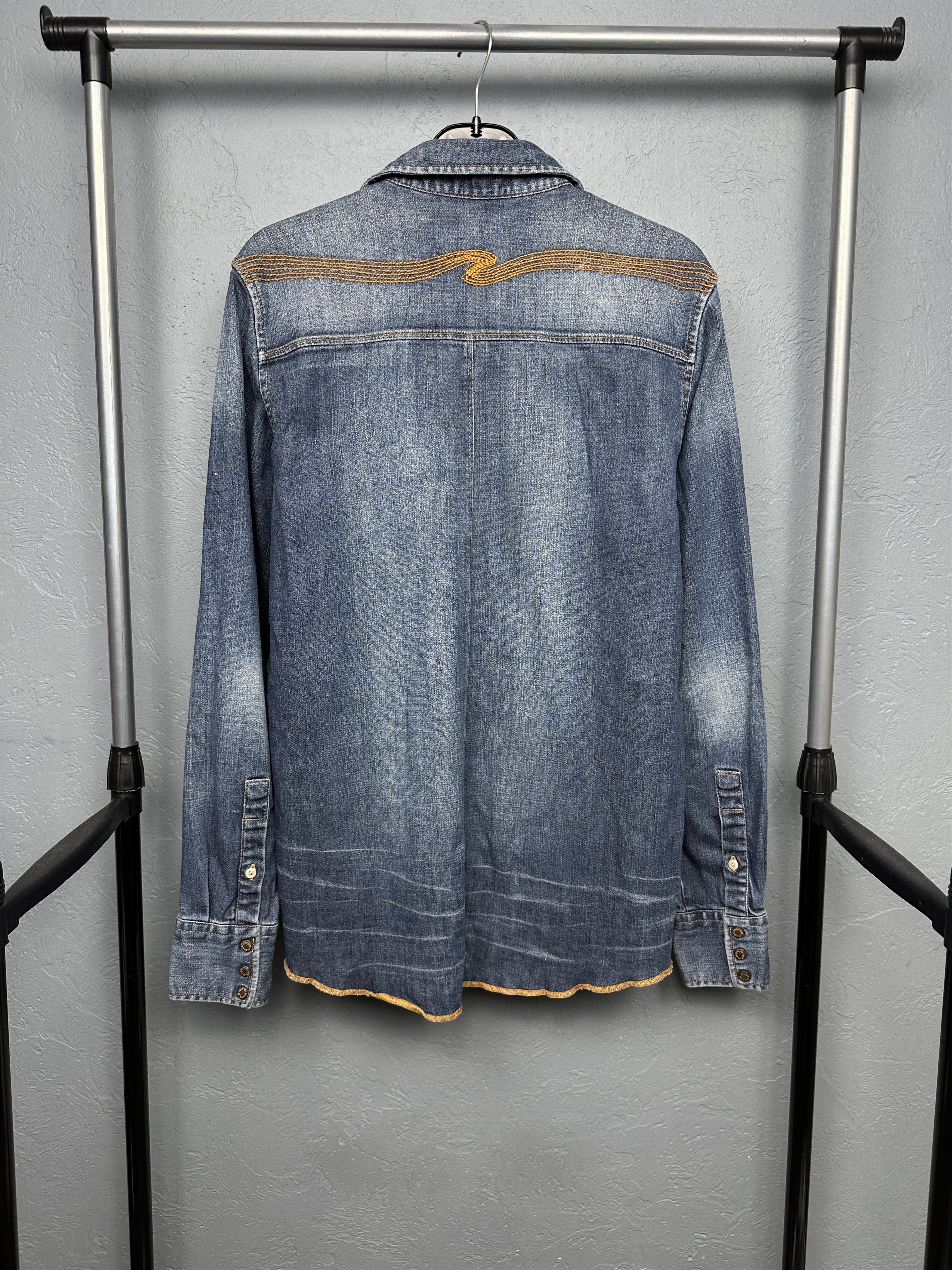 Nudie Jeans Nudie Jeans Mens Denim Shirt Size US L / EU 52-54 / 3 - 6 Thumbnail