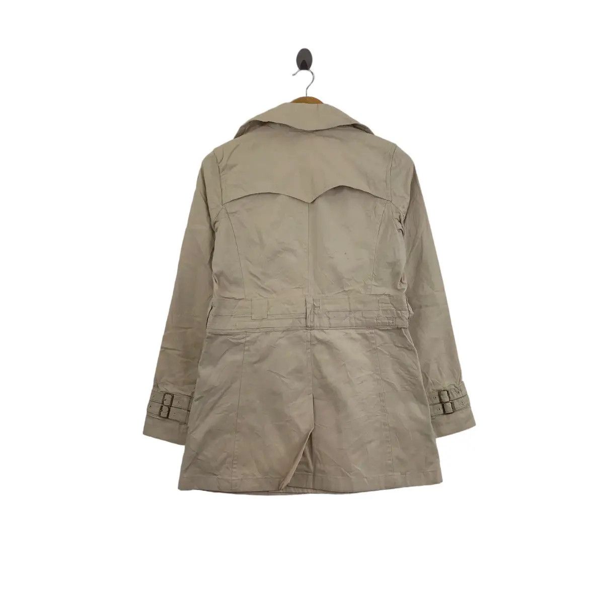 Issey Miyake × Sunao Kuwahara Vintage ISSEY MIYAKE I.S SUNAO KUWAHARA Pea Coat Jacket Size S / US 4 / IT 40 - 4 Thumbnail