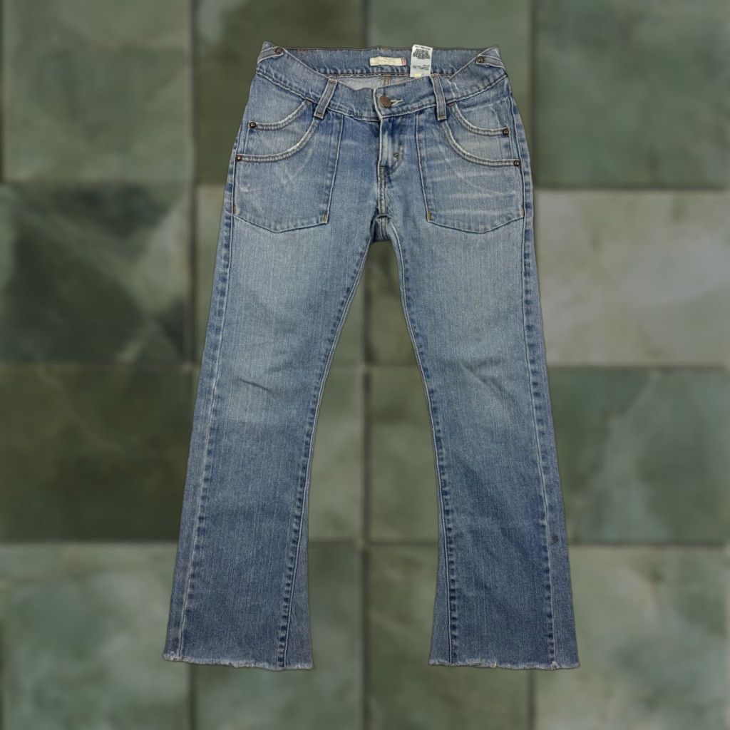 Levi's VINTAGE Levi's Bootcut Jeans Womens 5M Blue Hipster Y2K Pockets Low Waist Size 27" / US 4 / IT 40 - 1 Thumbnail