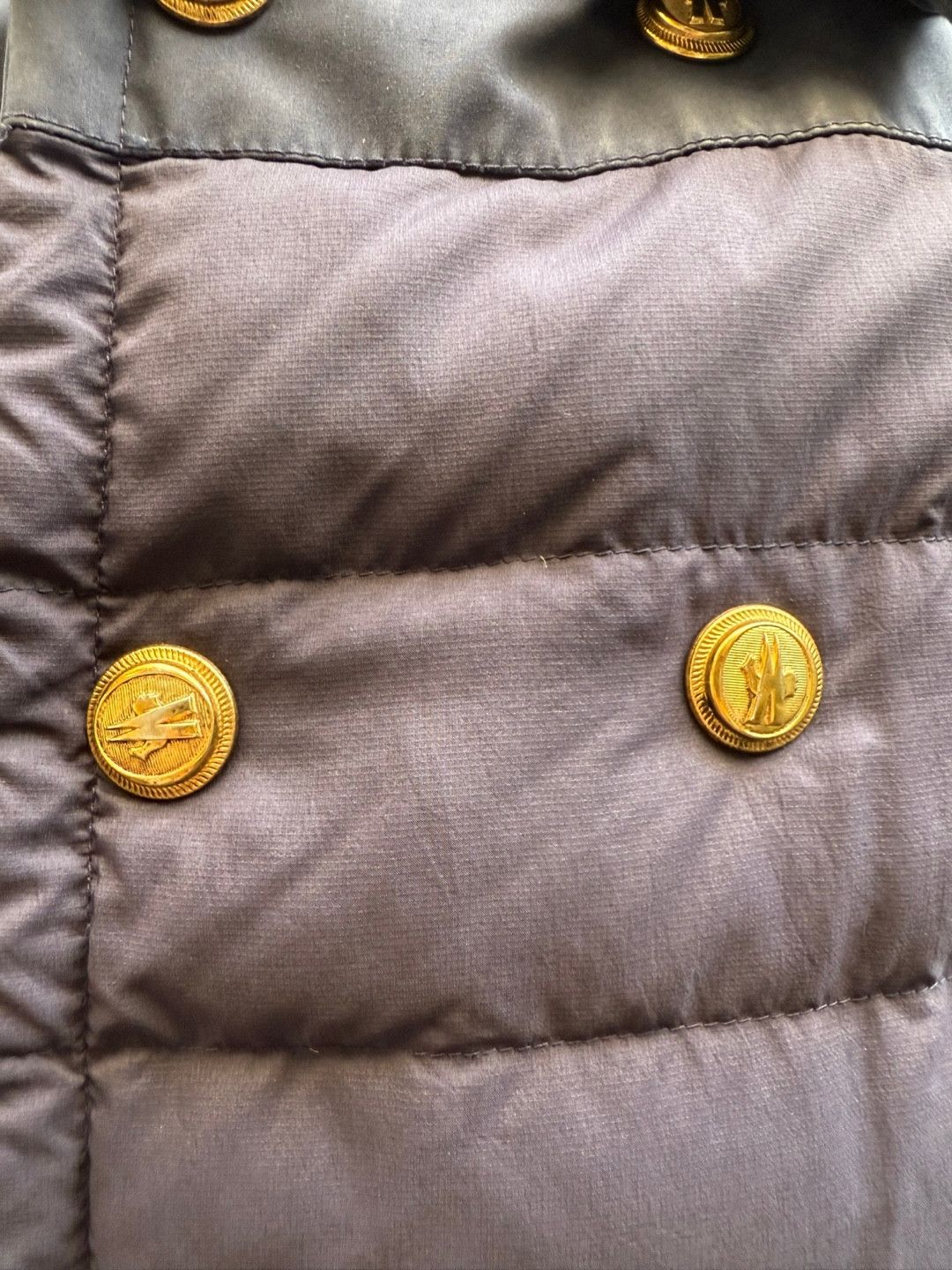 Moncler Grenoble Moncler Grenoble Alencon Navy double breasted parka Size US L / EU 52-54 / 3 - 4 Thumbnail