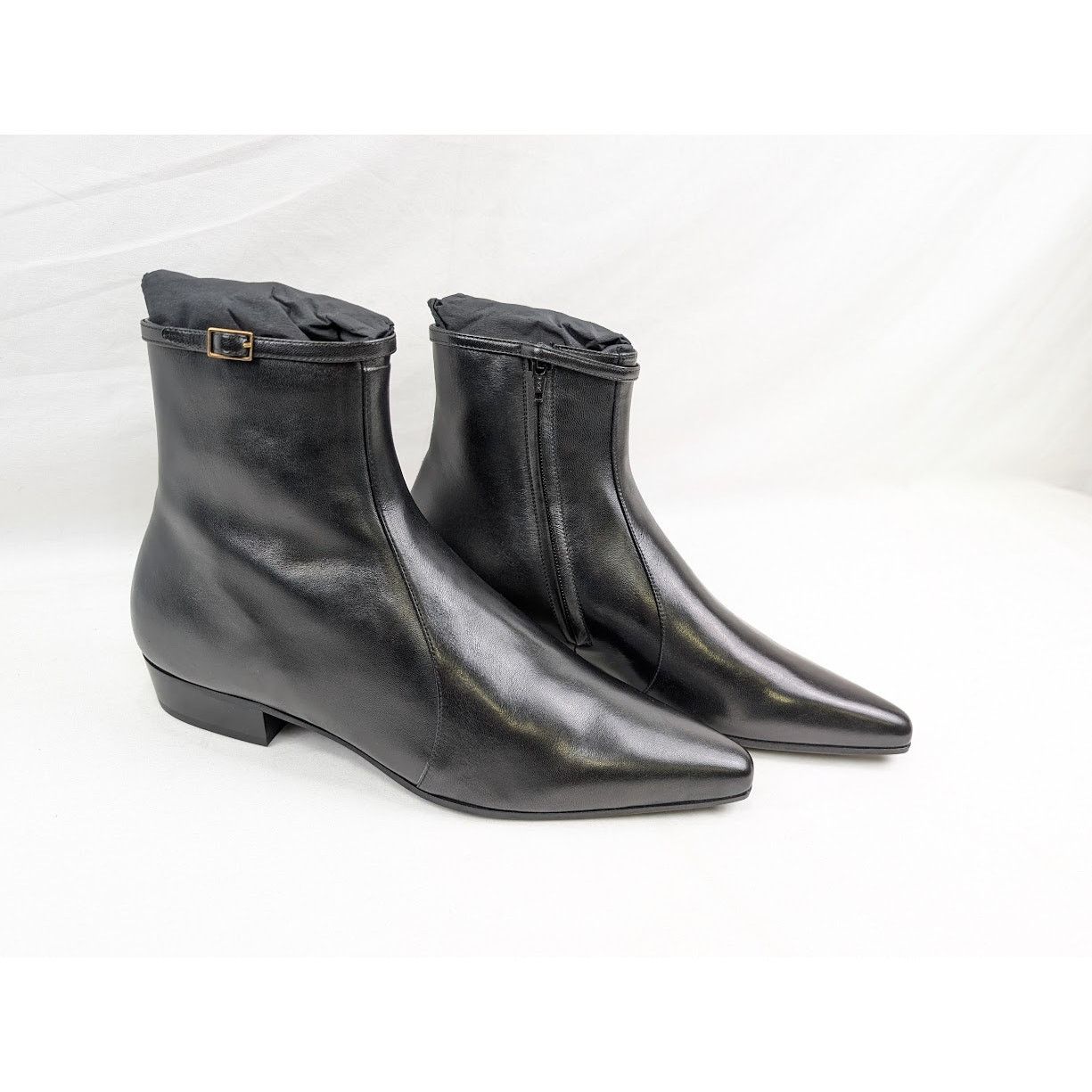 Saint Laurent Paris o1rshd1 Q:2 / Arsun 25 Zipped Boots in Nero Size US 10 / EU 43 - 12 Thumbnail