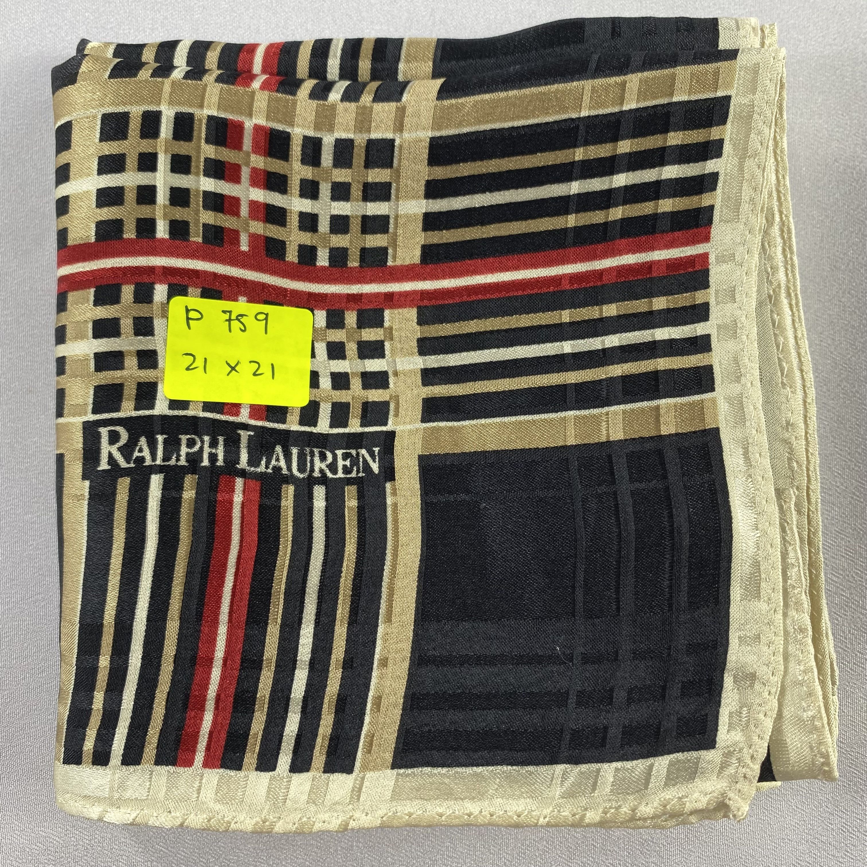 Ralph Lauren × Vintage Ralph Lauren Handkerchief / Neckerchief / Bandana-P759 Size ONE SIZE - 6 Thumbnail