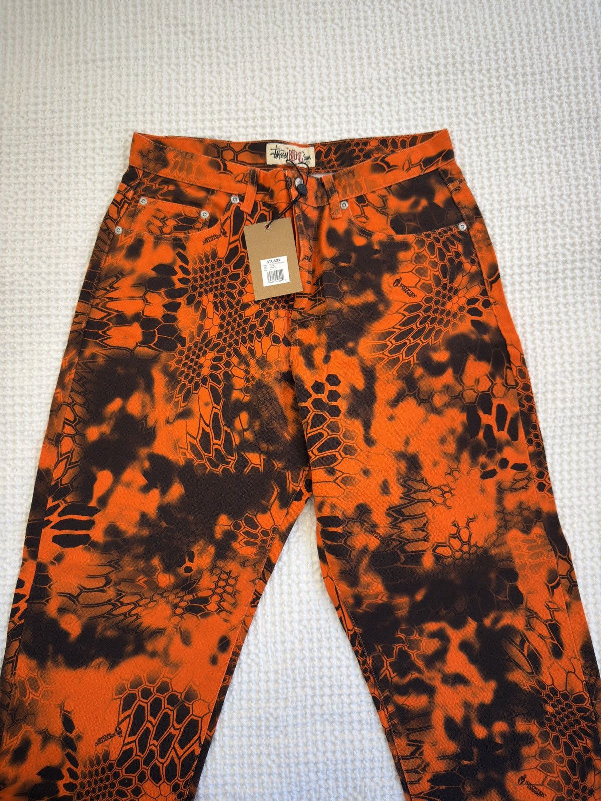 Stussy Stussy Big Ol' Jean Kryptek Camo Red | Grailed