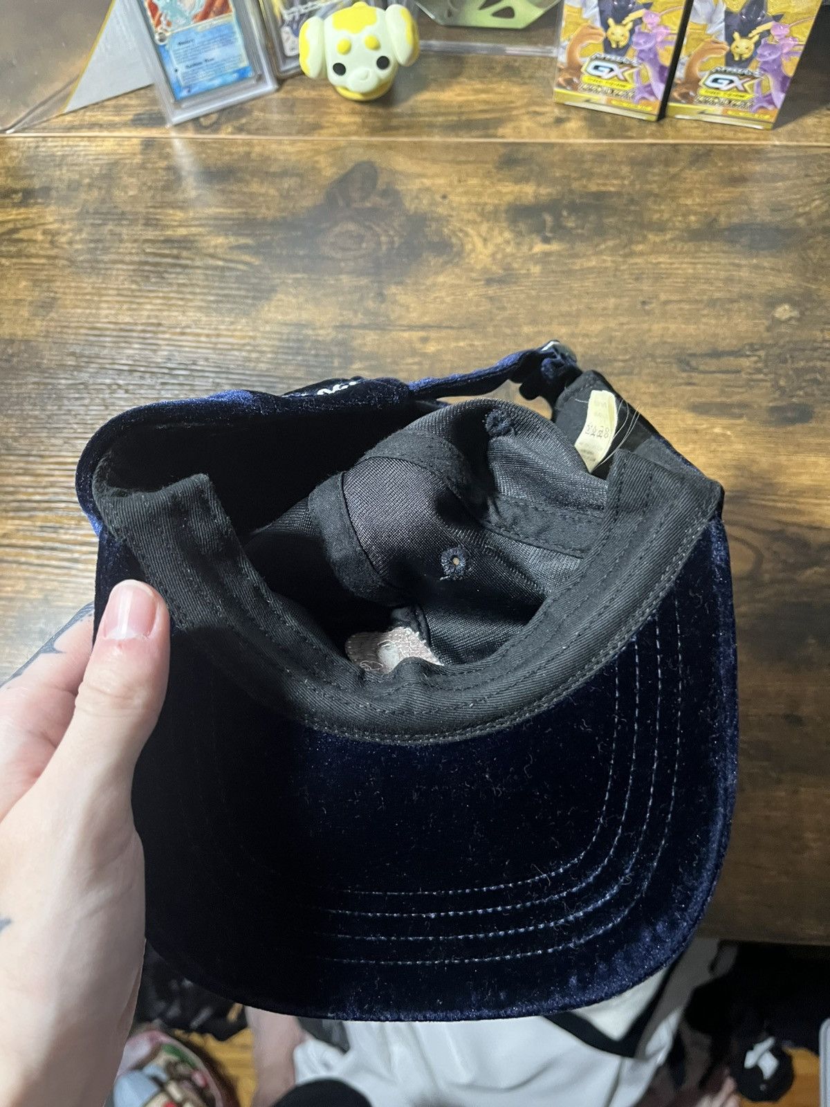 Palace Palace velvet hat blue Size ONE SIZE - 2 Thumbnail