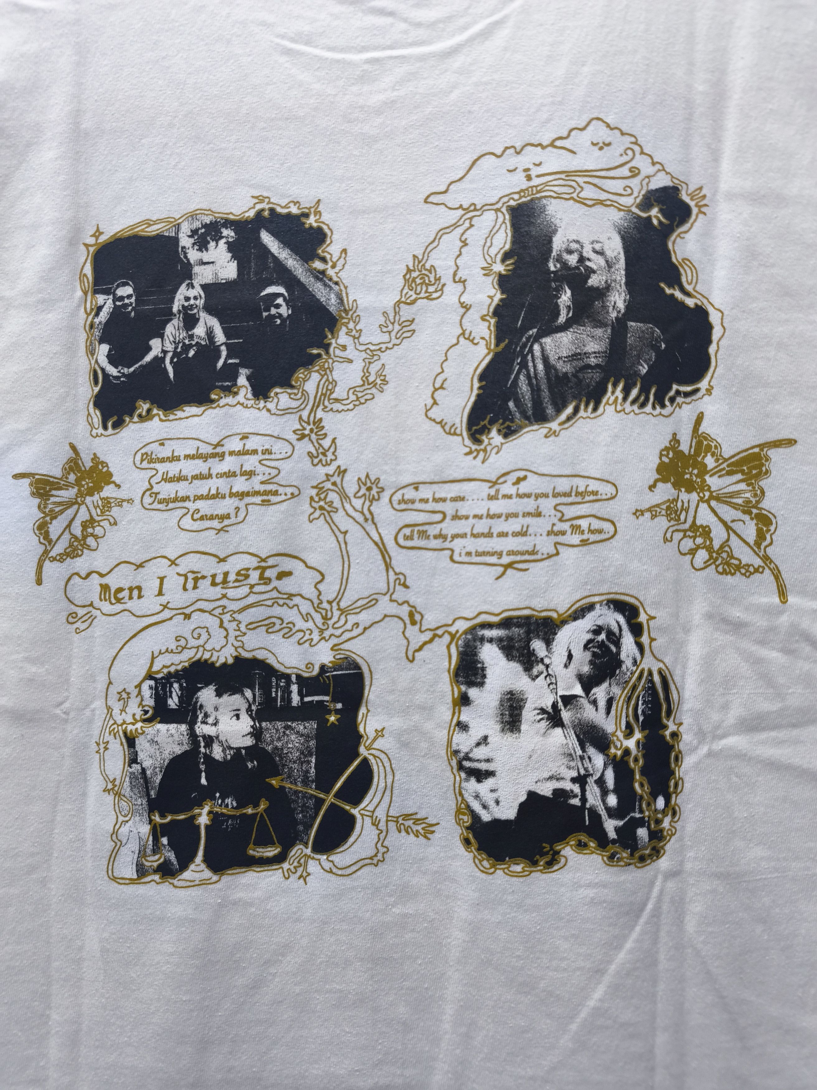 Band Tees Men I Trust Show Me How You Care T-shirt Size US XL / EU 56 / 4 - 9 Thumbnail
