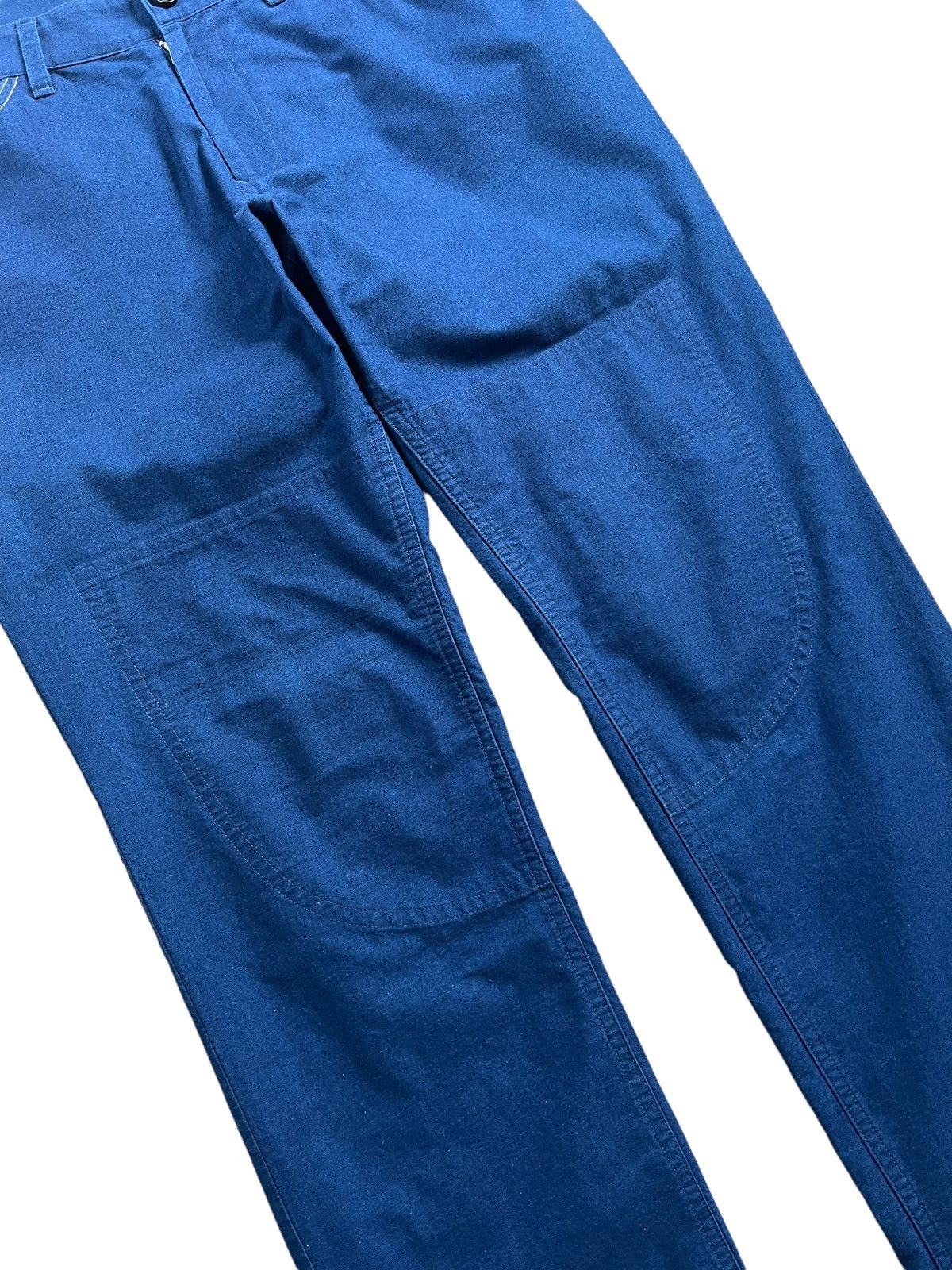 Y's × Yohji Yamamoto Yohji Yamamoto Y’s Doube Knee Indigo Pants Size US 33 - 4 Thumbnail