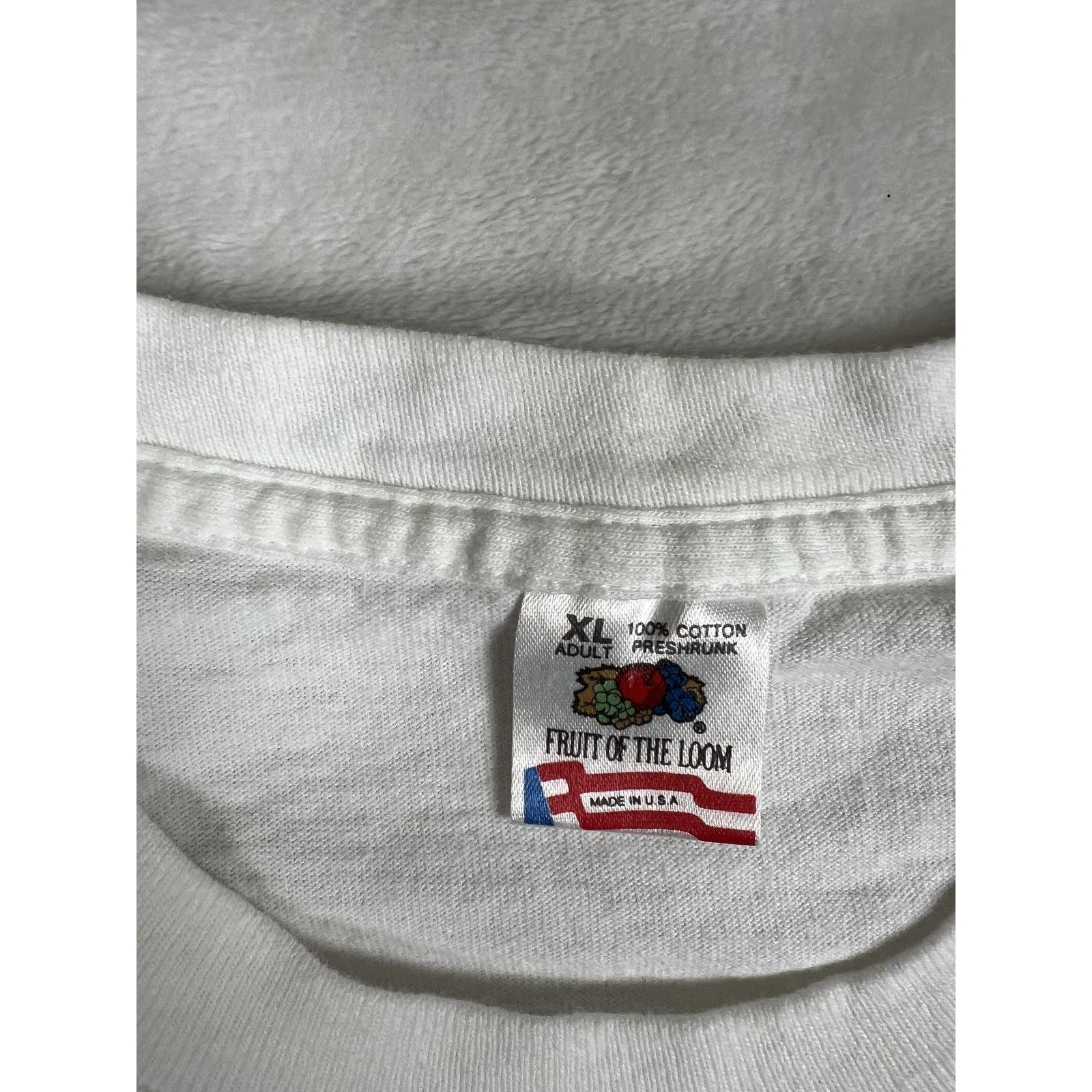 Fruit Of The Loom Vintage Les Chilis Shirt Mens XL White Dallas Chili Peppers Size US XL / EU 56 / 4 - 4 Thumbnail
