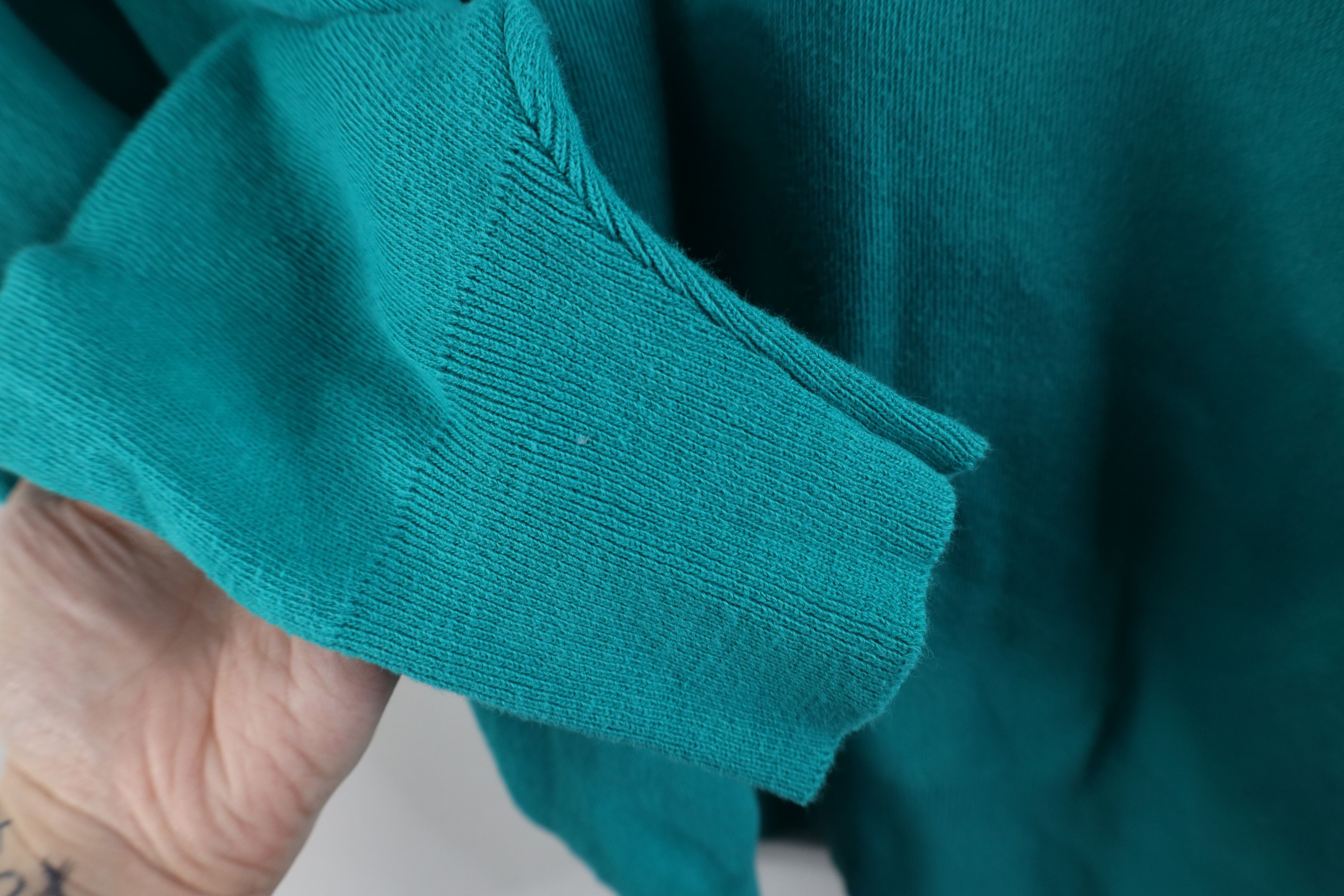 Vintage Vintage 80s 90s GM Chevrolet Knit V-Neck Sweater Teal USA Size US XL / EU 56 / 4 - 7 Thumbnail