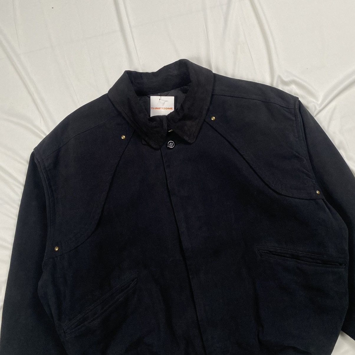 Christian Dior Monsieur Vintage Christian Dior Suede Boxy Jacket Size US L / EU 52-54 / 3 - 2 Thumbnail