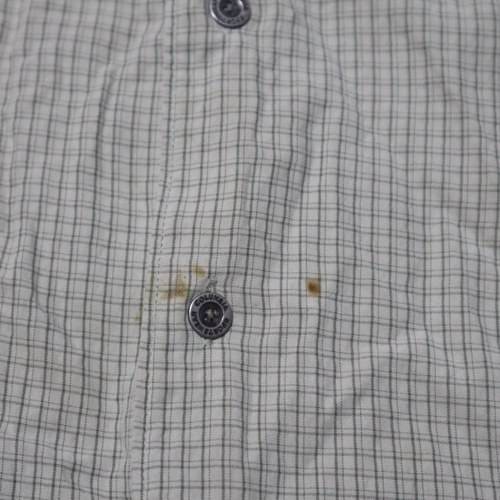Vintage Columbia Shirt Button-Down Short Sleeve PFG Fishing Men’s Size L Brown Solid 2010s Mens Size US 33 - 3 Thumbnail
