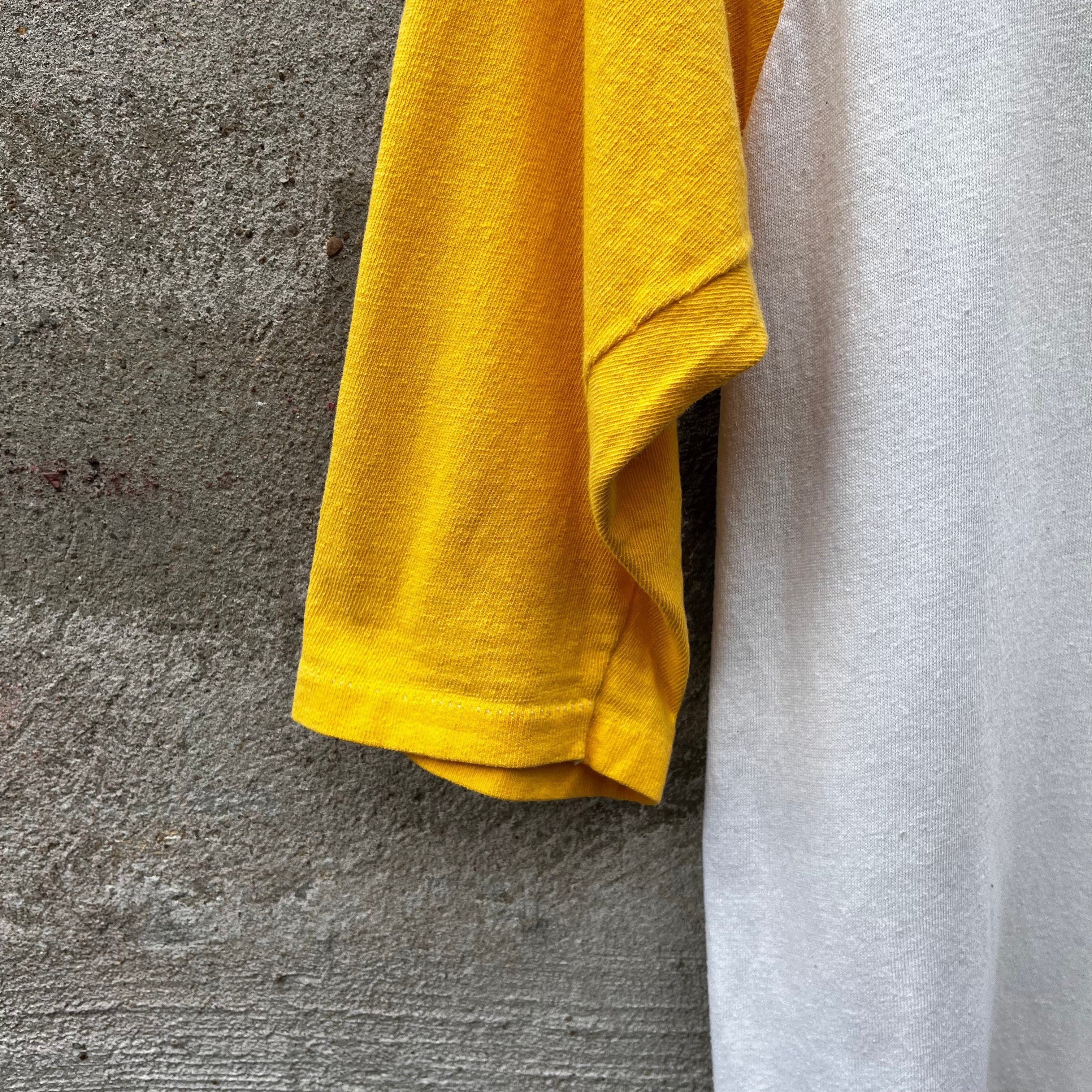 Russell Athletic × Vintage 70's Russell Yellow Baseball Style Shirt Size US M / EU 48-50 / 2 - 3 Thumbnail