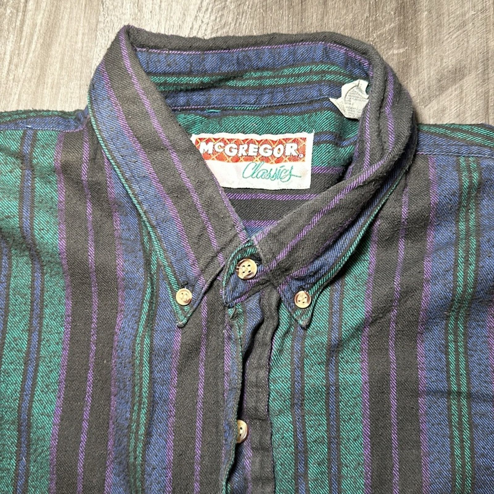 McGregor McGregor Classics Flannel Long Sleeve Button Down - 2XLT Size US XXL / EU 58 / 5 - 6 Thumbnail