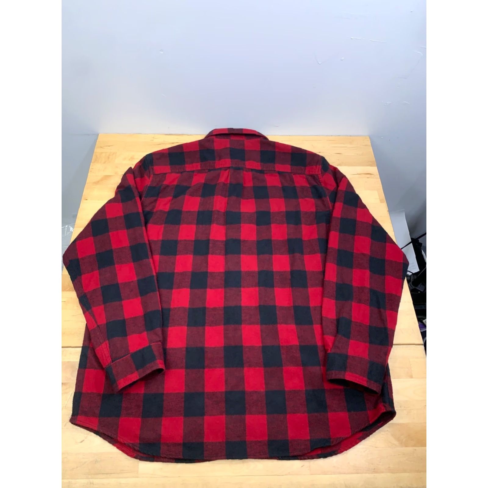 Vintage LL Bean Button-Up Shirt Men L Red Plaid Flannel Long Sleeve Casual Outdoor 12766 Size US L / EU 52-54 / 3 - 6 Thumbnail