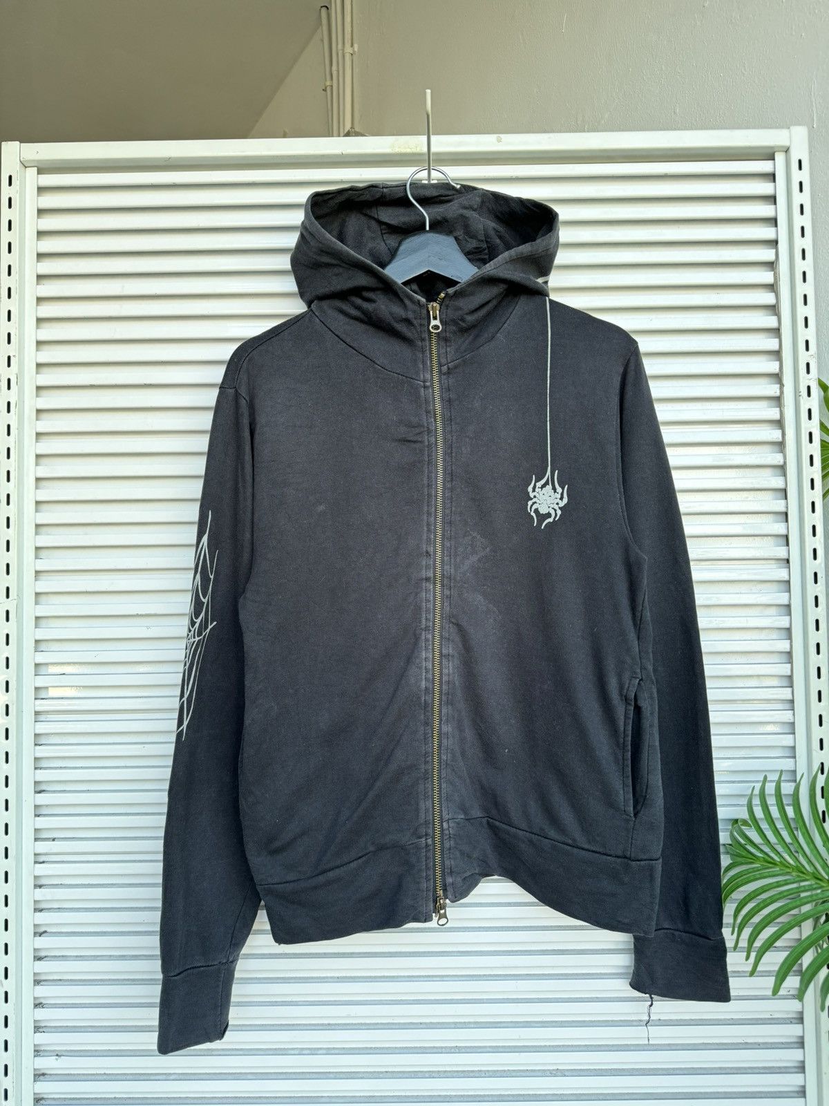 XX Agate Spider Web Punk Riot Poem Hoodies