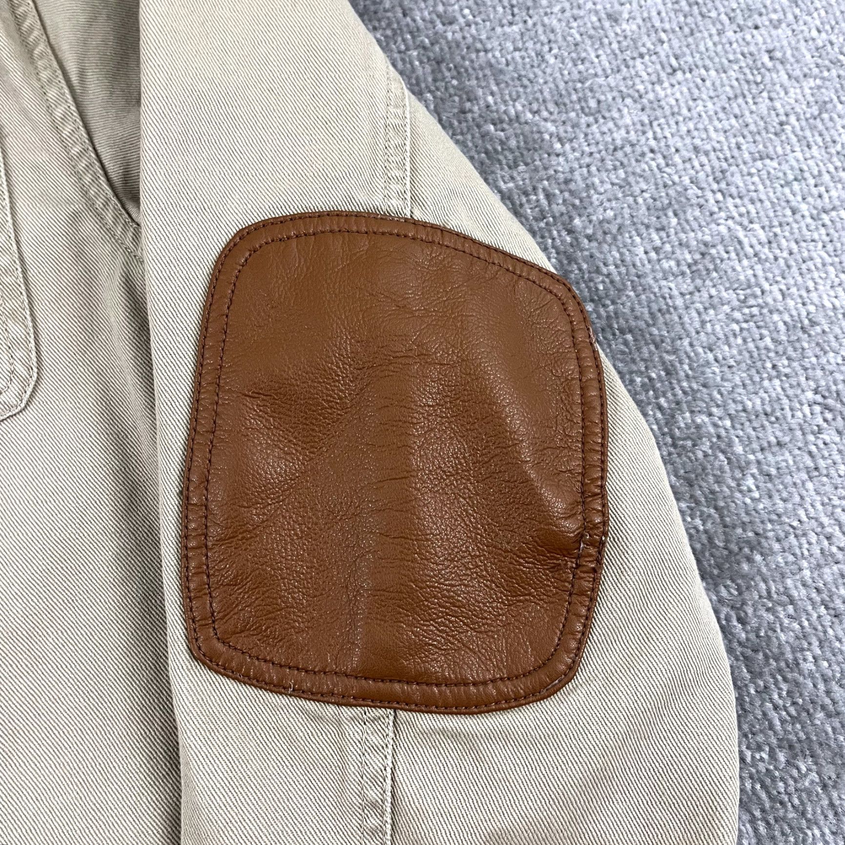 Orvis VINTAGE Orvis Blazer Men's Jacket Size 44 Brown Hunting Shooting Utility Cotton Canvas Size 44R - 3 Thumbnail